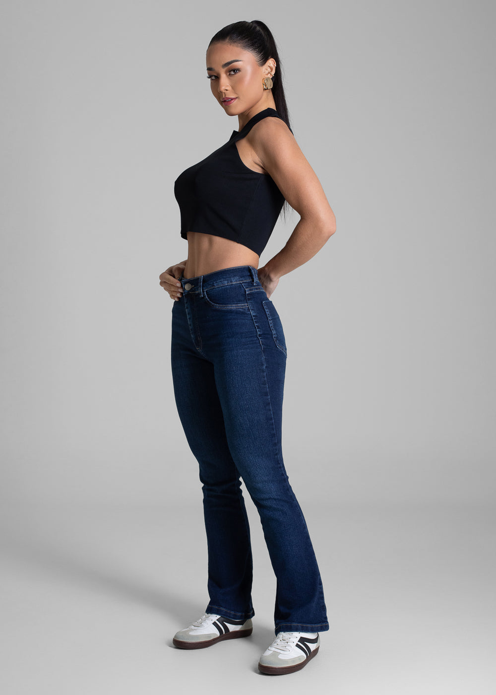 Calça Jeans Sawary Boot Cut - 283259 AZUL