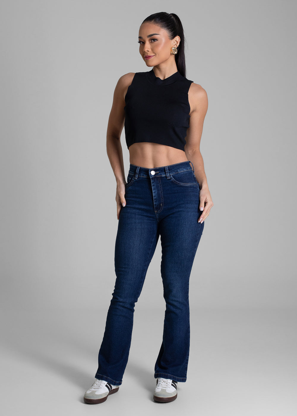 Calça Jeans Sawary Boot Cut - 283259 AZUL