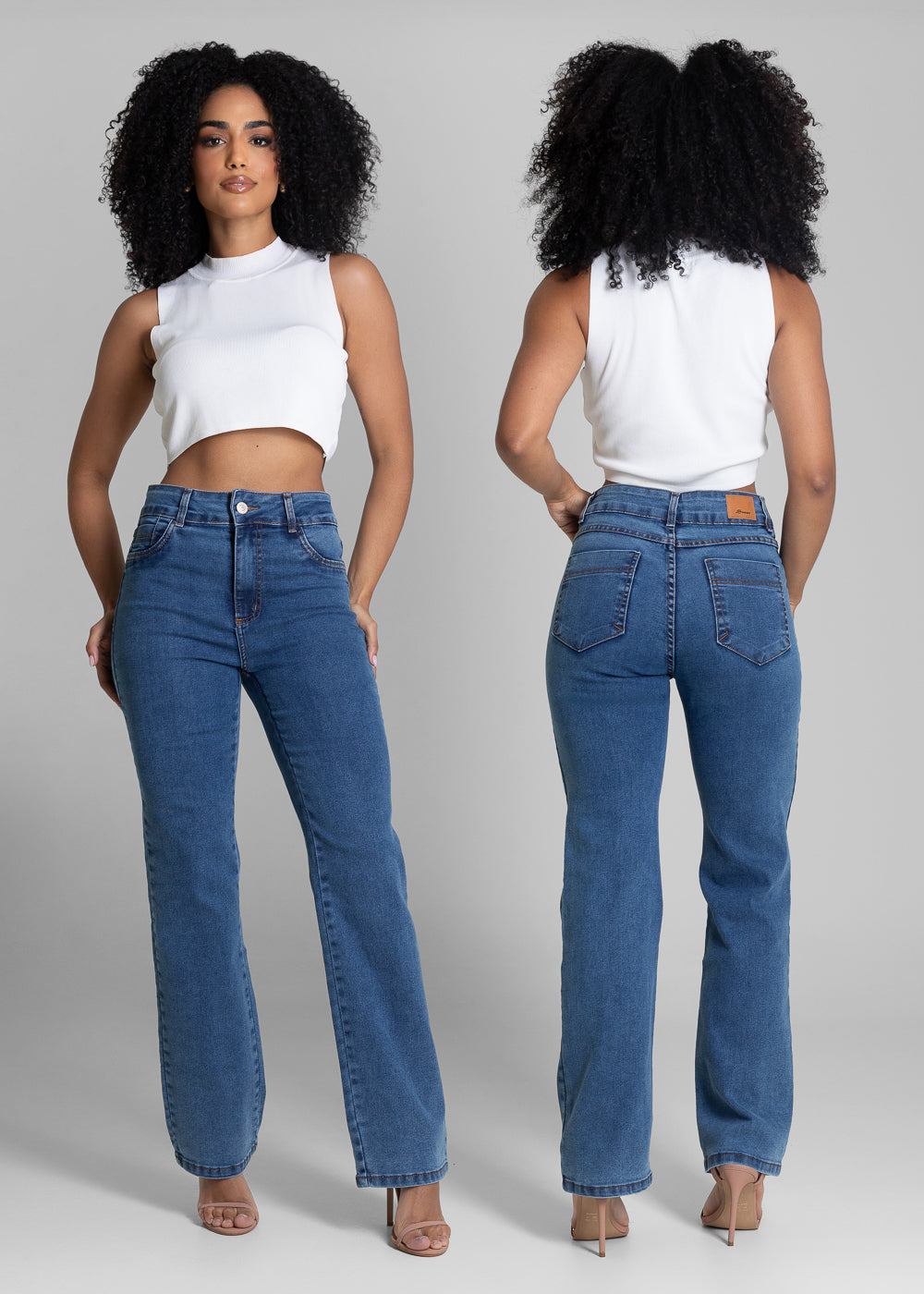 Calça Jeans Sawary Reta - 283226 AZUL