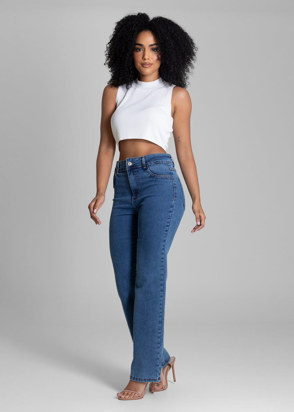 Calça Jeans Sawary Reta - 283226 AZUL