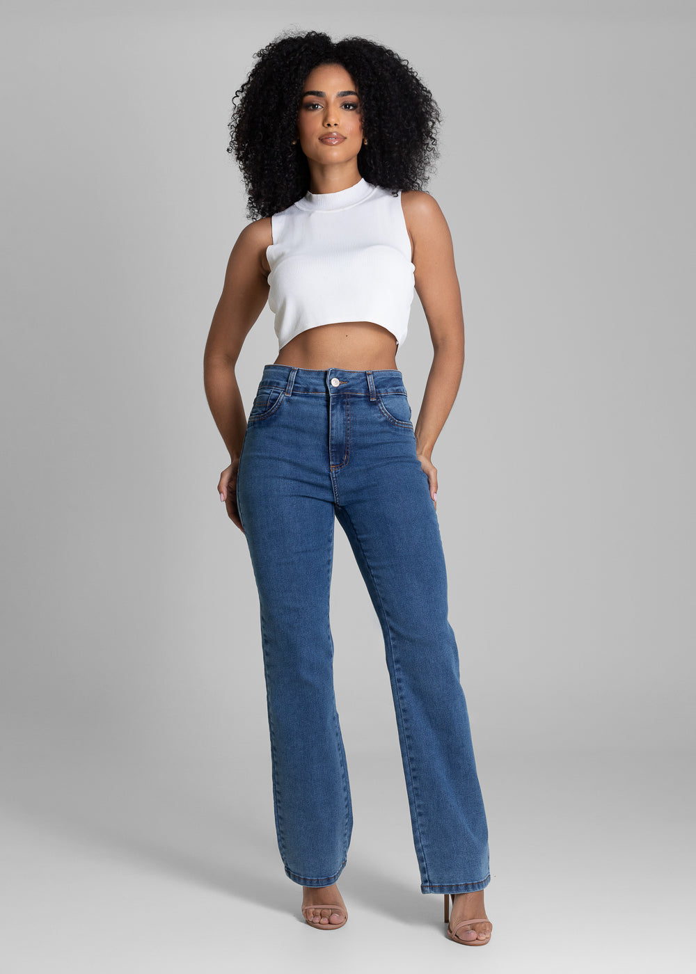 Calça Jeans Sawary Reta - 283226 AZUL