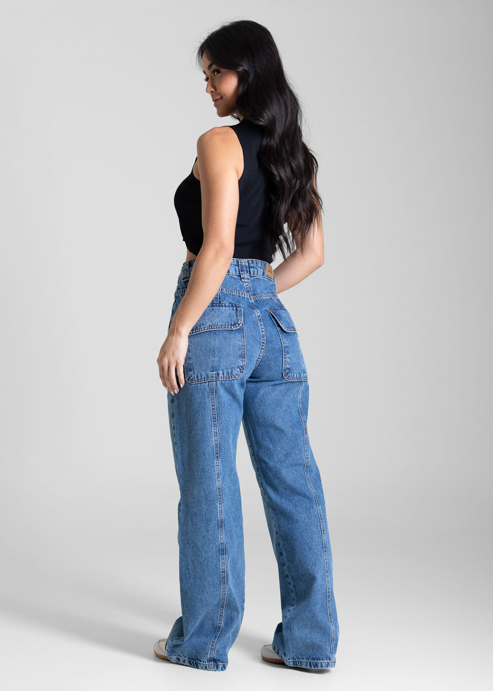 Calça Jeans Sawary Reta Petit - 283229 AZUL