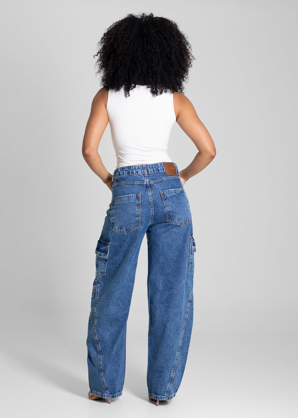 Calça Jeans Sawary Balloon - 283231 AZUL