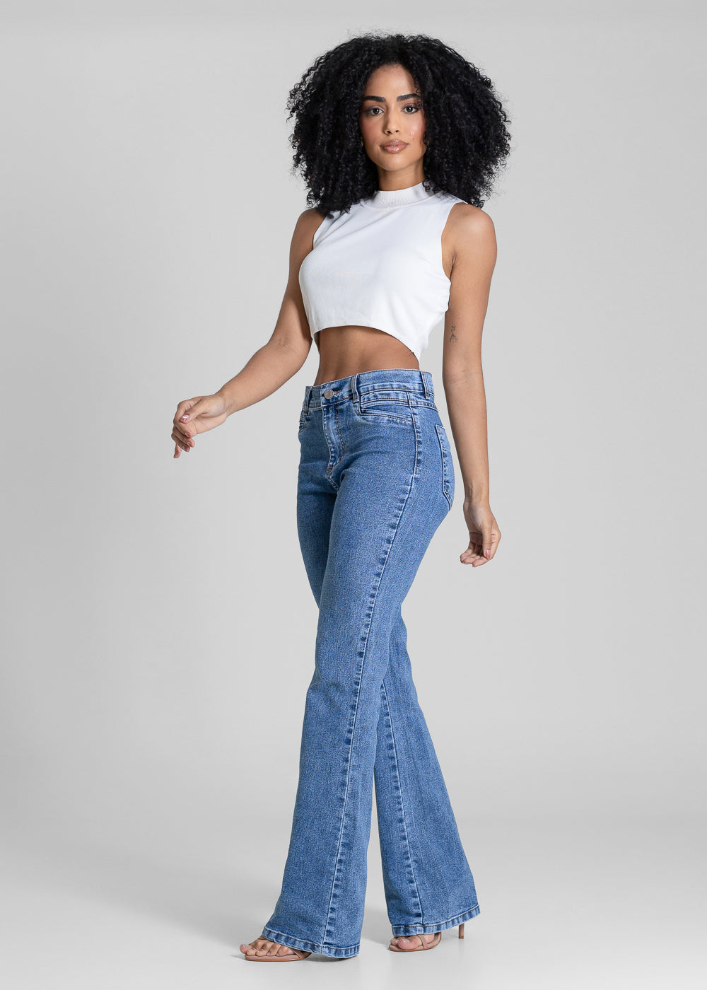 Calça Jeans Sawary Boot Cut - 283249 AZUL