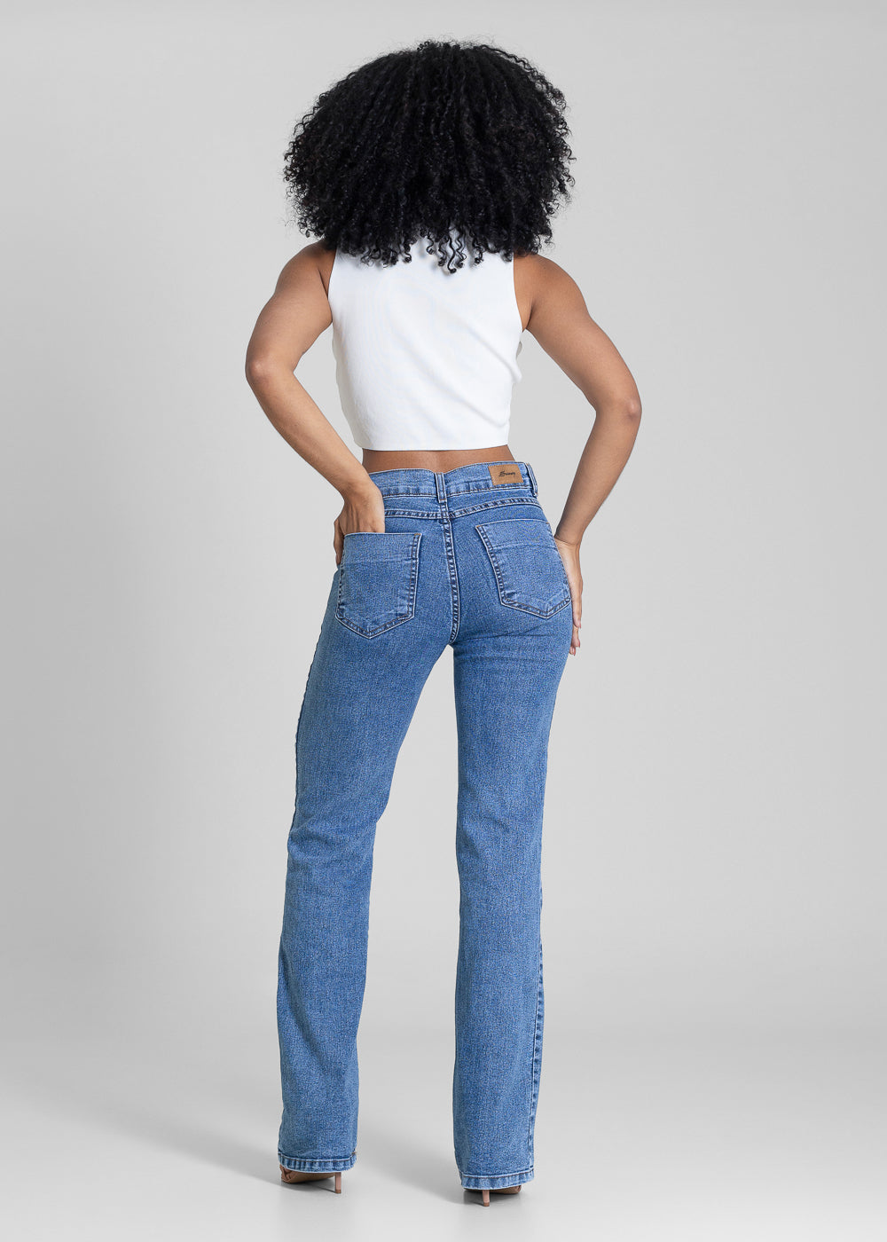 Calça Jeans Sawary Boot Cut - 283249 AZUL