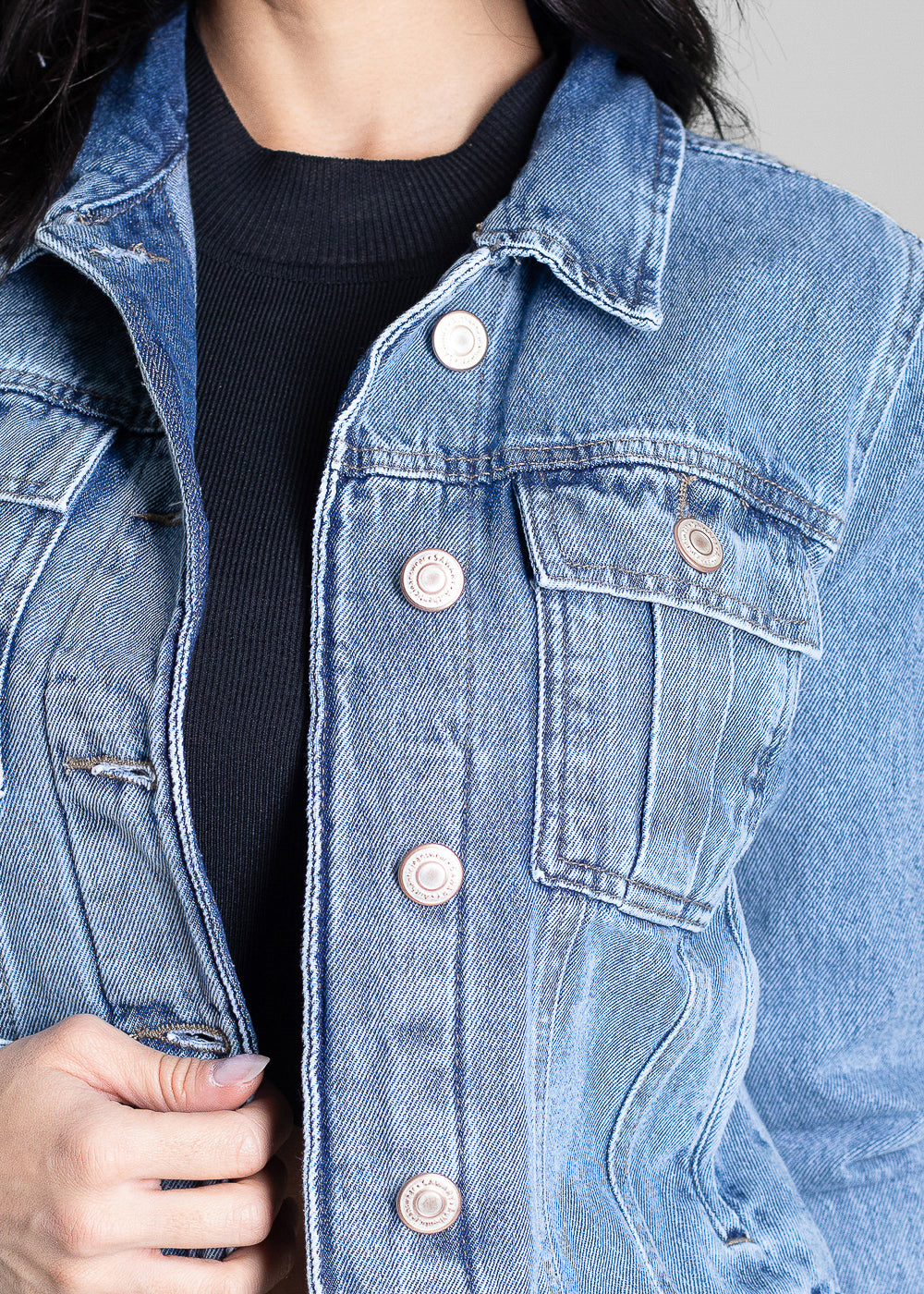 Jaqueta Jeans Sawary - 283251 AZUL