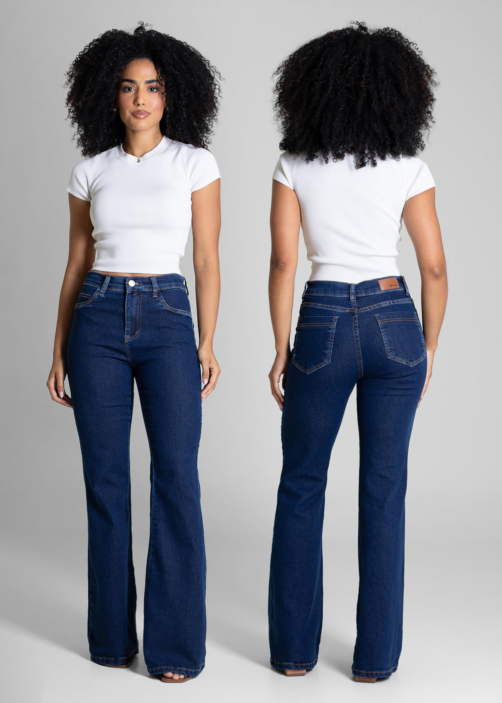 Calça Jeans Sawary Flare - 283255 AZUL