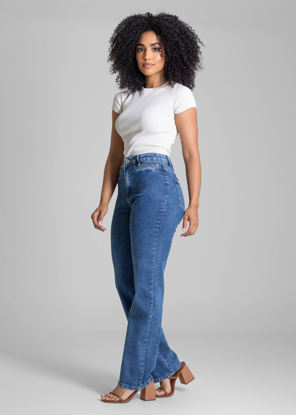 Calça Jeans Sawary Reta - 283272 AZUL
