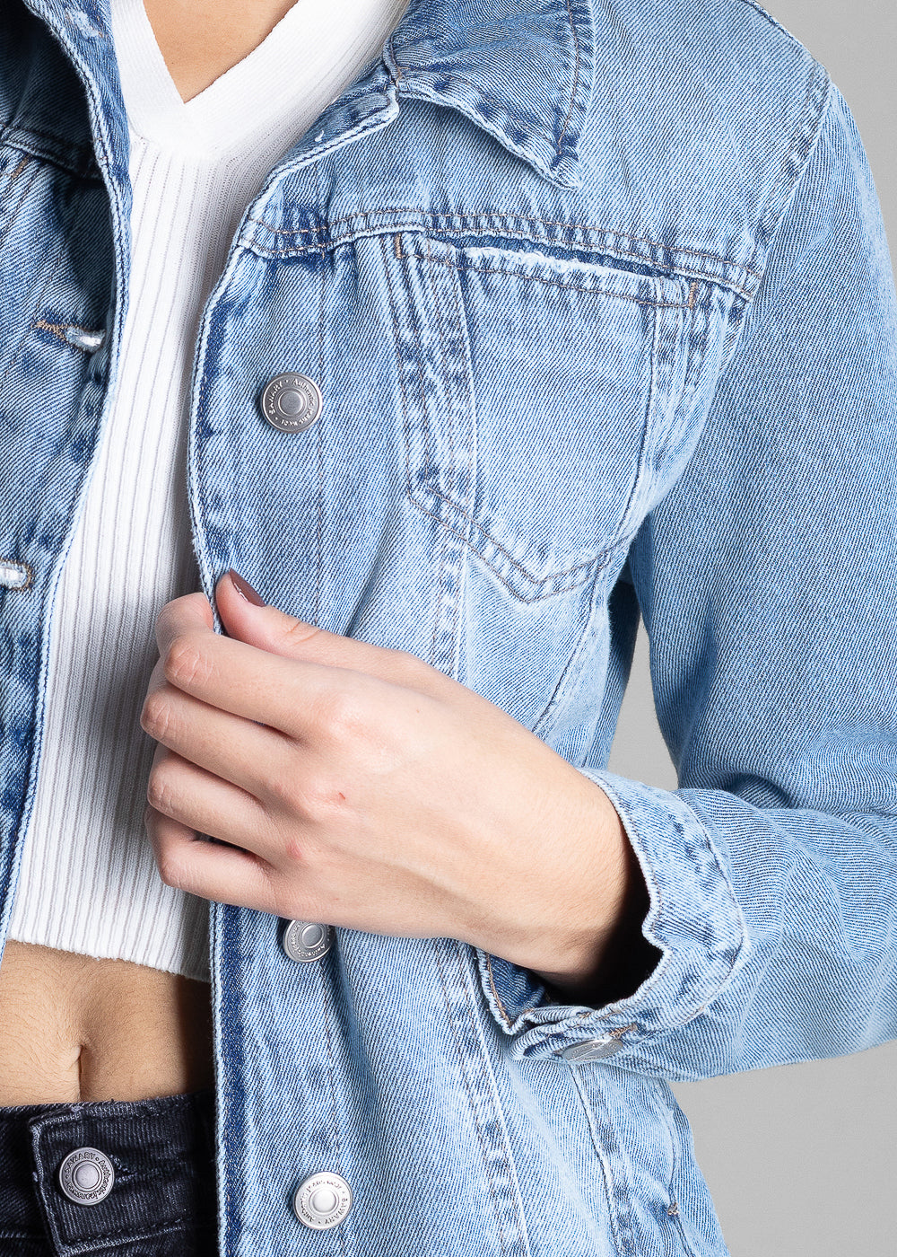 Jaqueta Jeans Sawary - 283290 AZUL