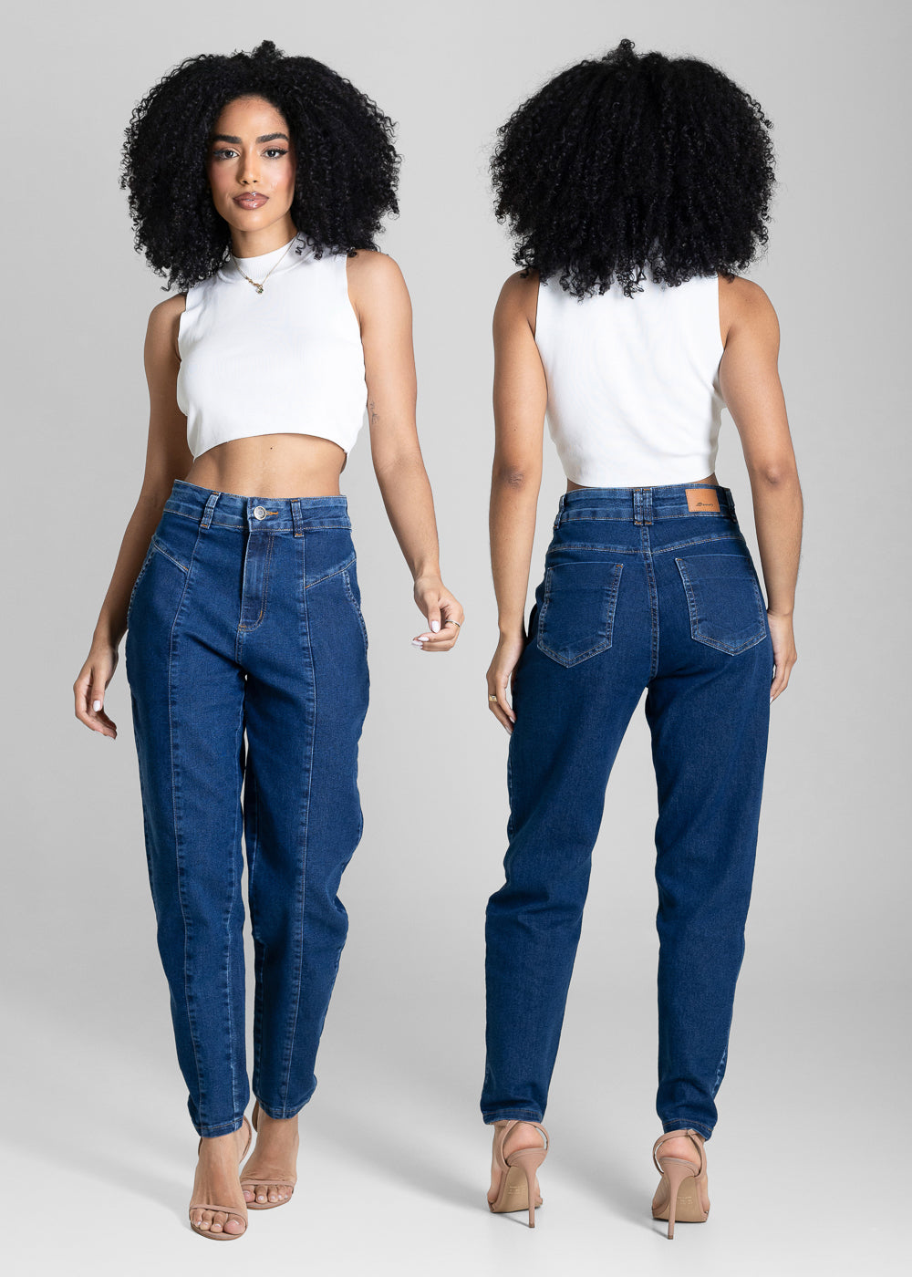 Calça Jeans Sawary Mom - 283295 AZUL