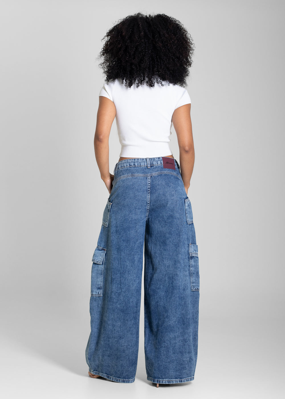 Calça Jeans Sawary Balloon - 283299 AZUL