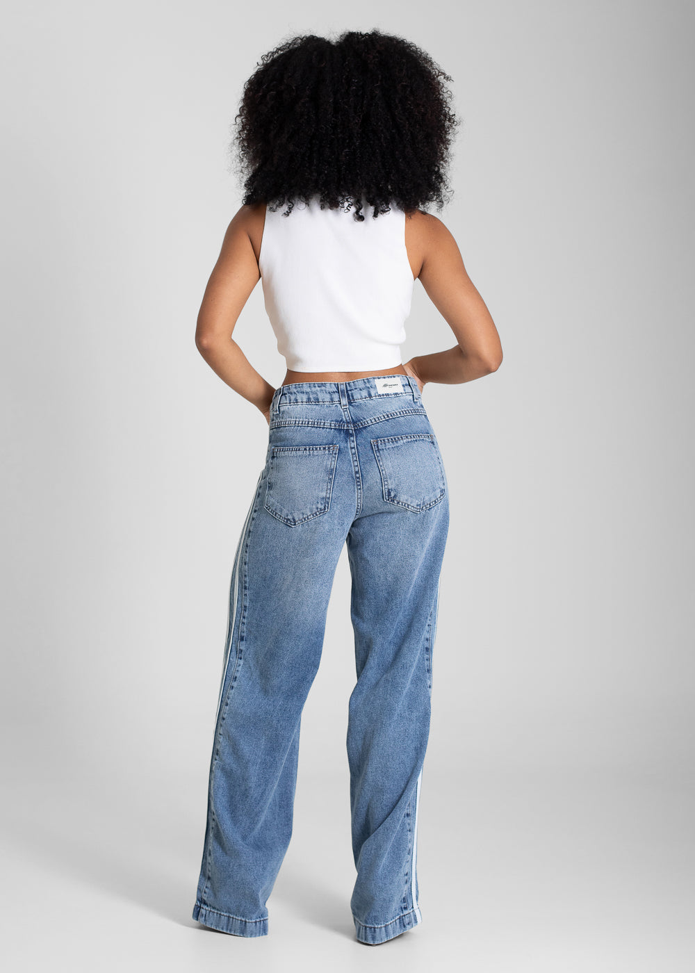Calça Jeans Sawary Wide Leg - 283315 AZUL