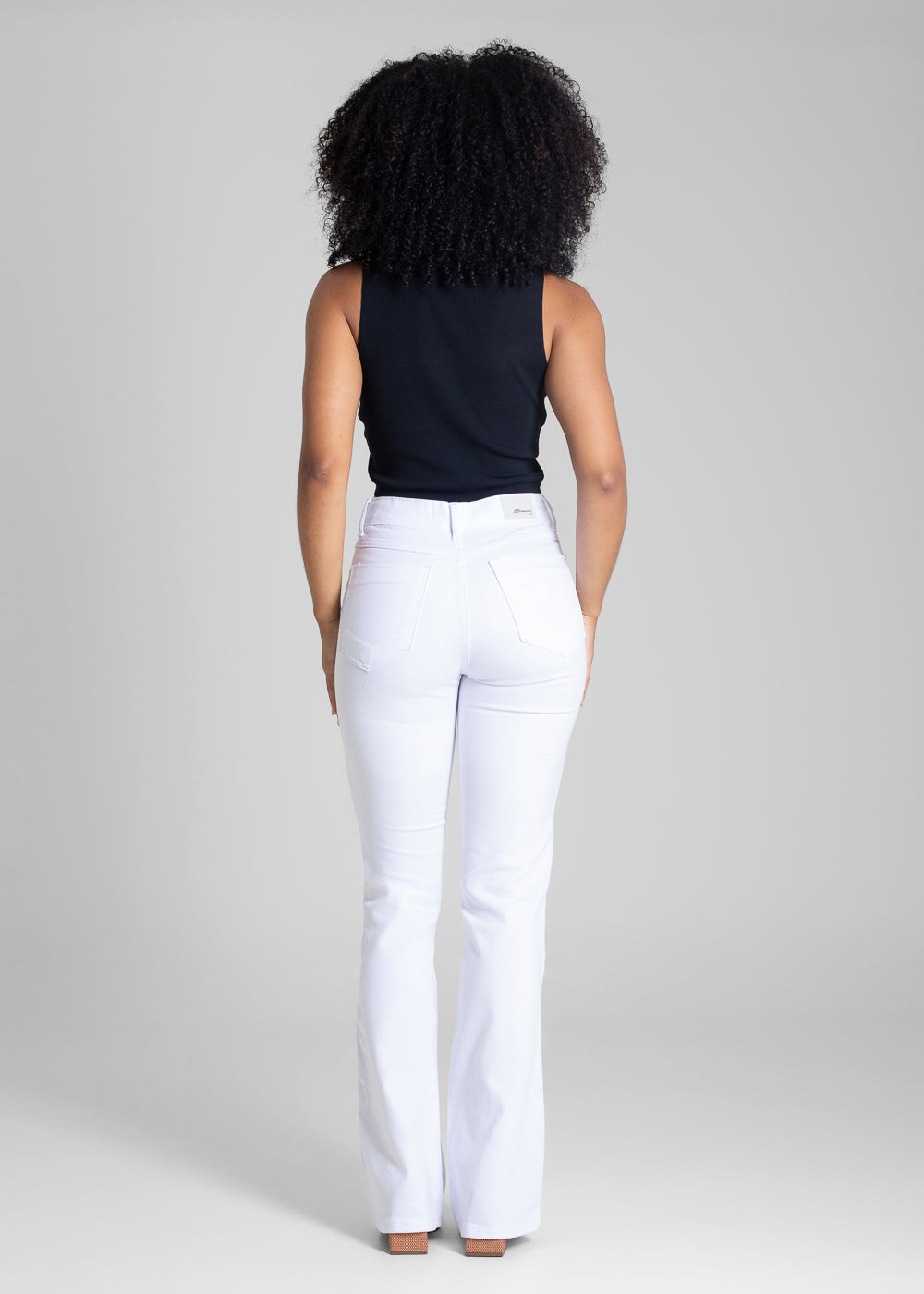Calça Sarja Sawary Boot Cut - 283321 BRANCO