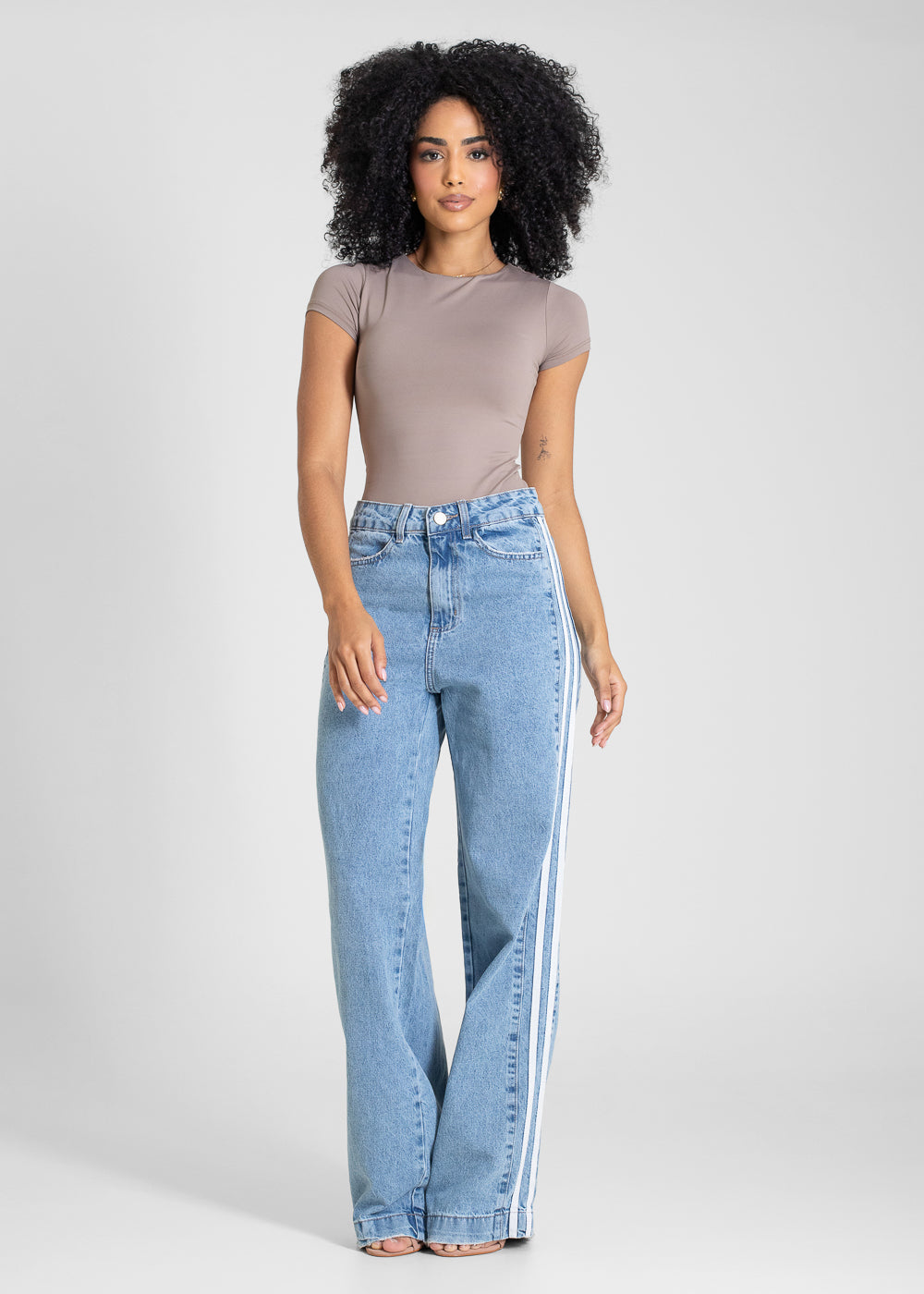 Calça Jeans Sawary Wide Leg - 283330 AZUL