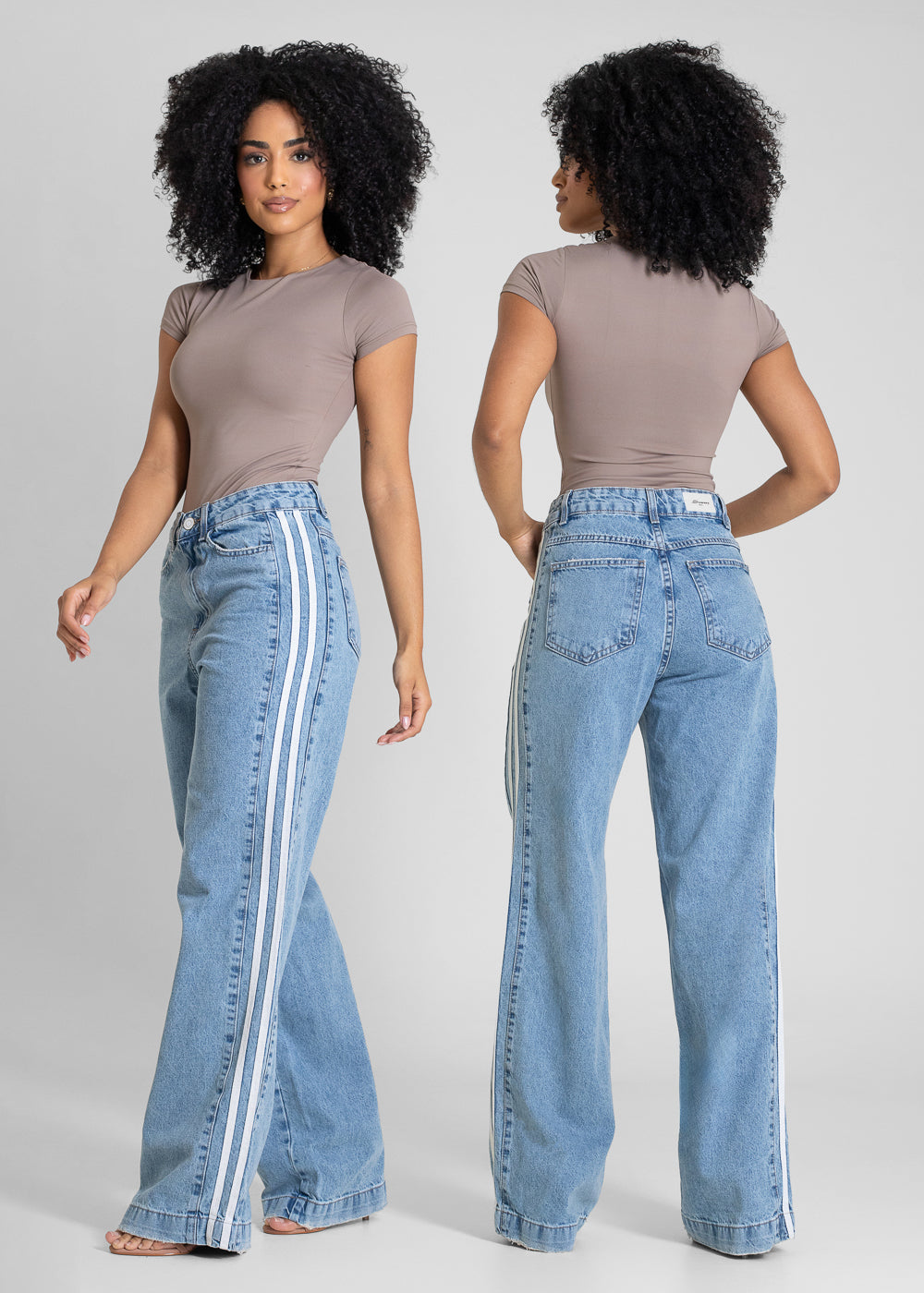 Calça Jeans Sawary Wide Leg - 283330 AZUL