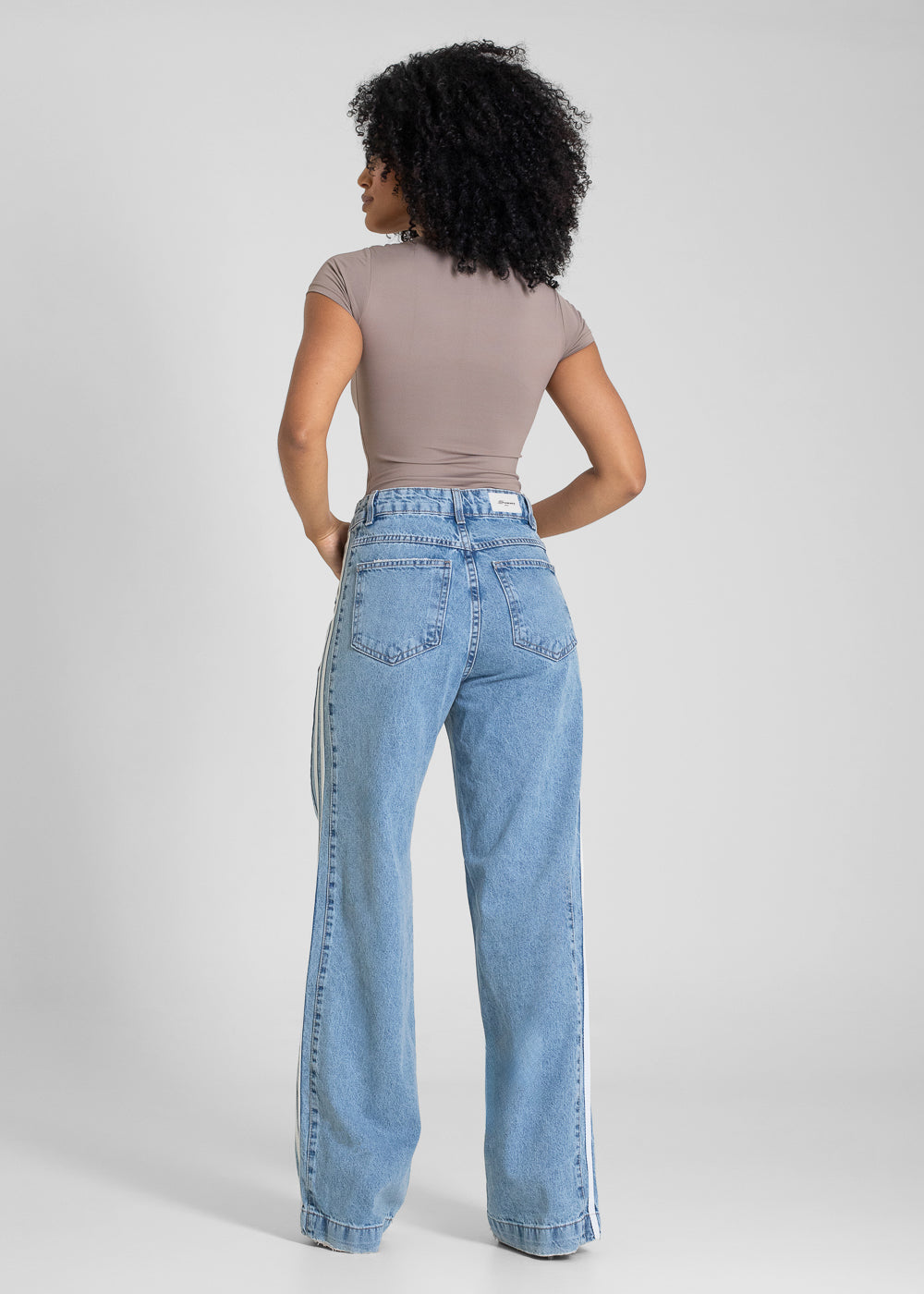 Calça Jeans Sawary Wide Leg - 283330 AZUL