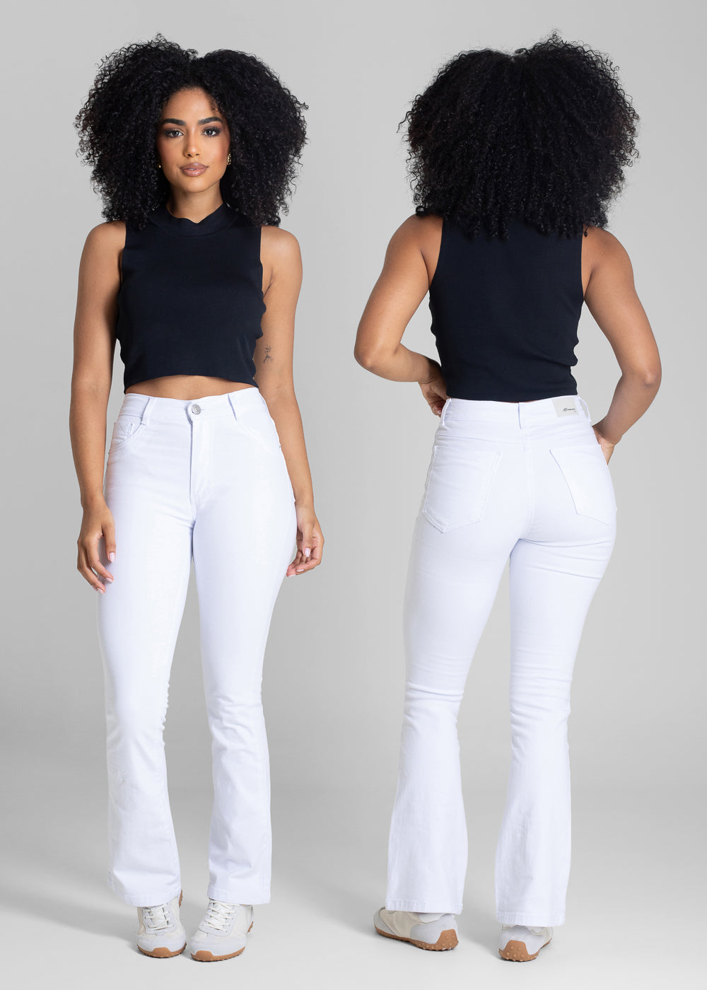 Calça Sarja Sawary Boot Cut Petit - 283334 BRANCO