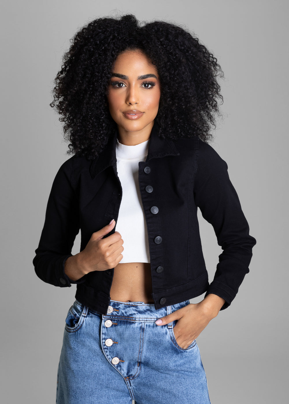 Jaqueta Sarja Sawary - 283335 PRETO