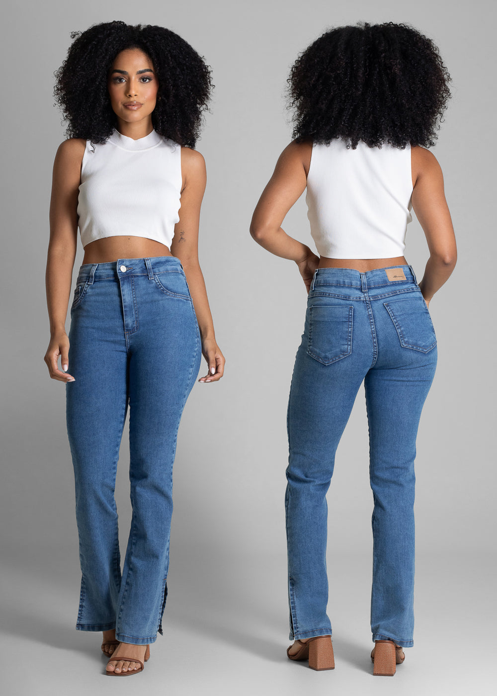 Calça Jeans Sawary Reta - 283336 AZUL