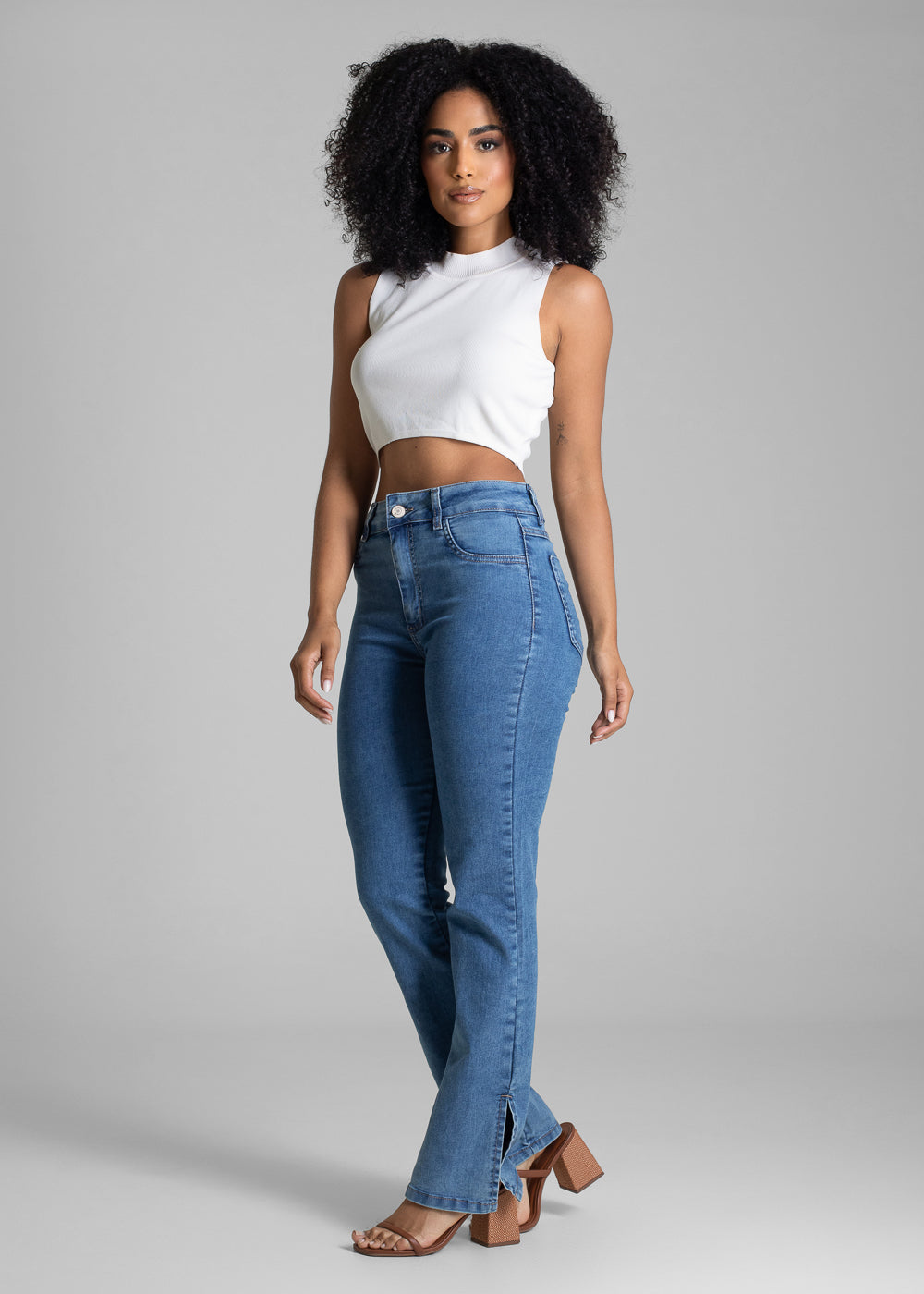 Calça Jeans Sawary Reta - 283336 AZUL
