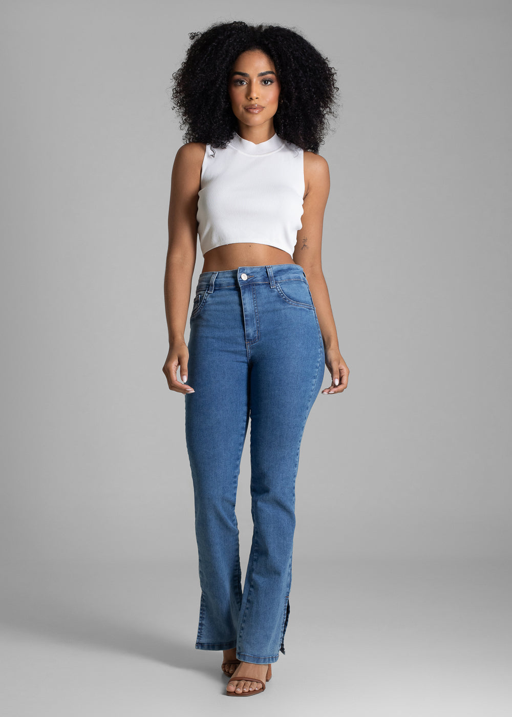 Calça Jeans Sawary Reta - 283336 AZUL