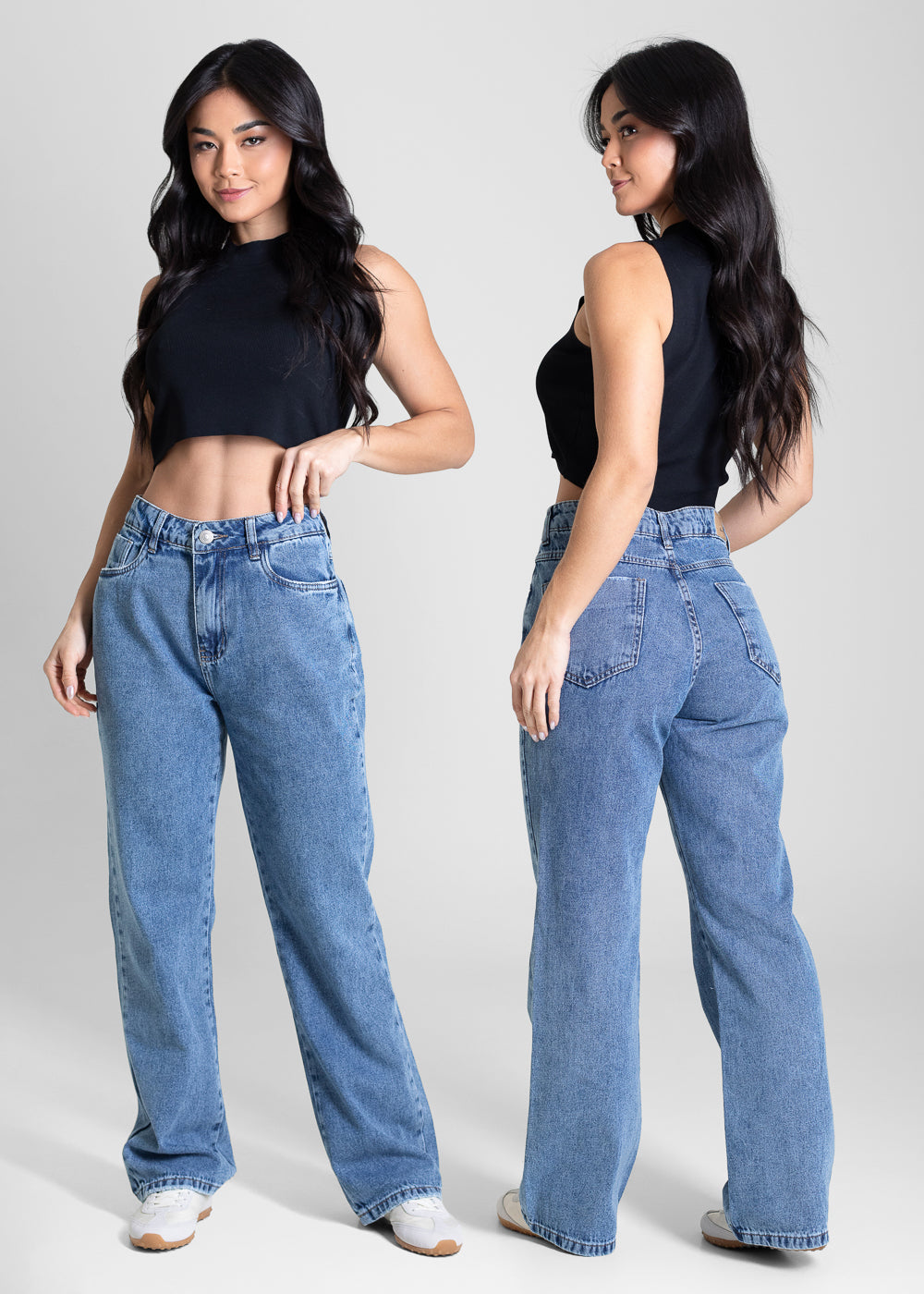 Calça Jeans Sawary Reta Petit - 283342 AZUL