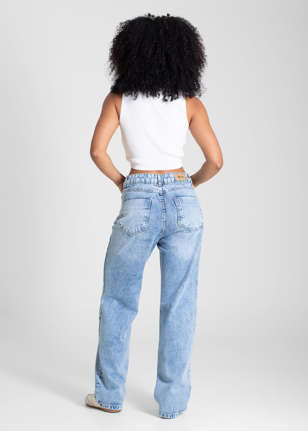Calça Jeans Sawary Reta Petit - 283359 AZUL