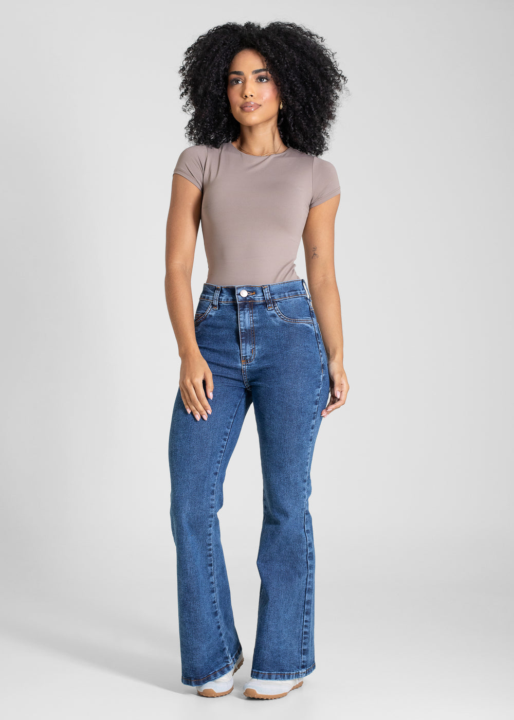 Calça Jeans Sawary Flare Petit - 283361 AZUL