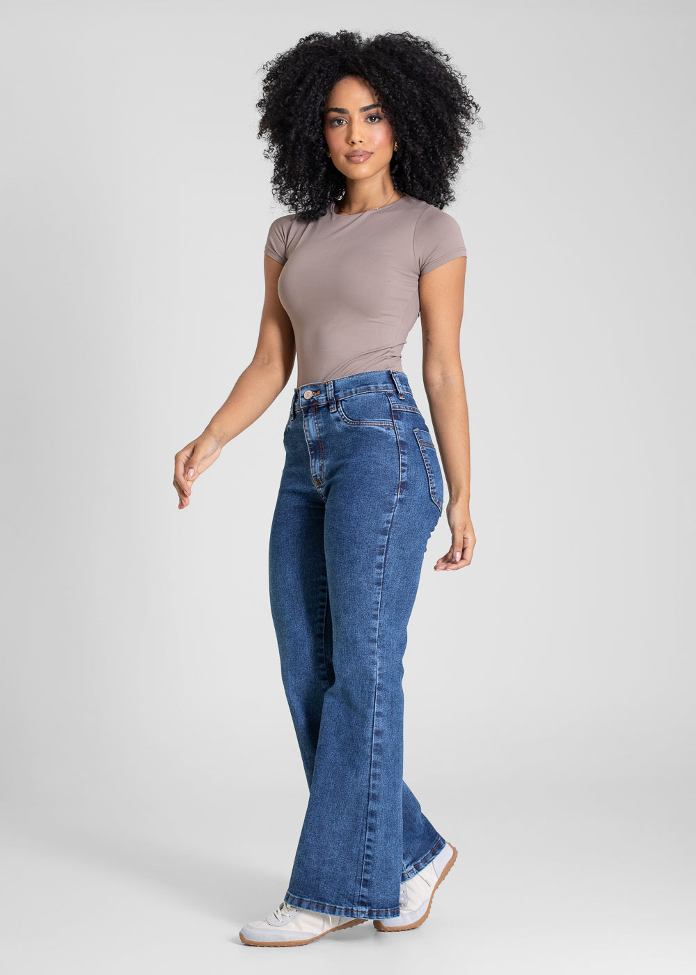 Calça Jeans Sawary Flare Petit - 283361 AZUL