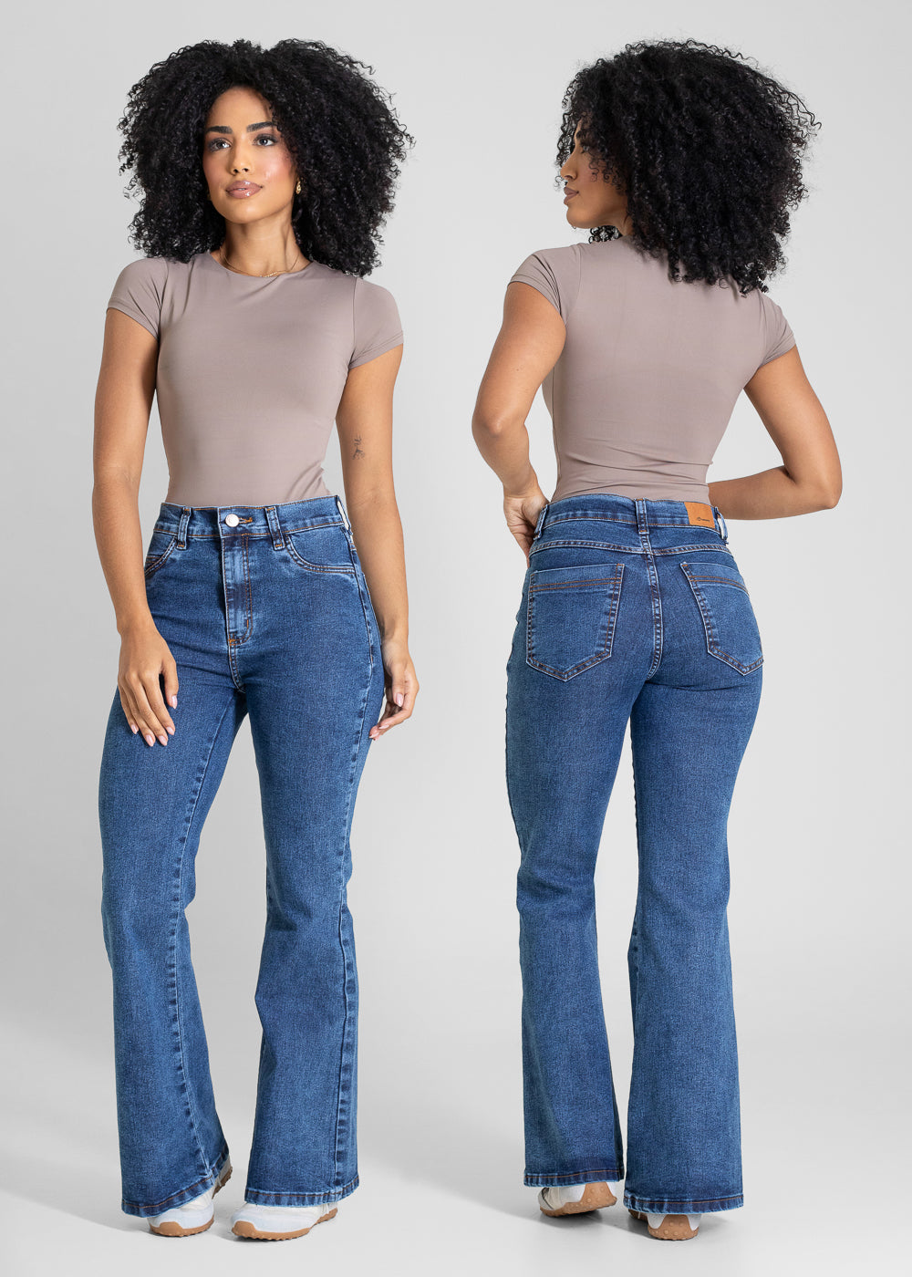 Calça Jeans Sawary Flare Petit - 283361 AZUL