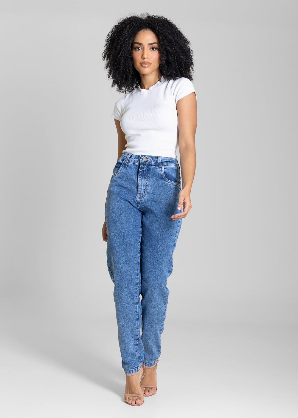 Calça Jeans Sawary Mom - 283362 AZUL