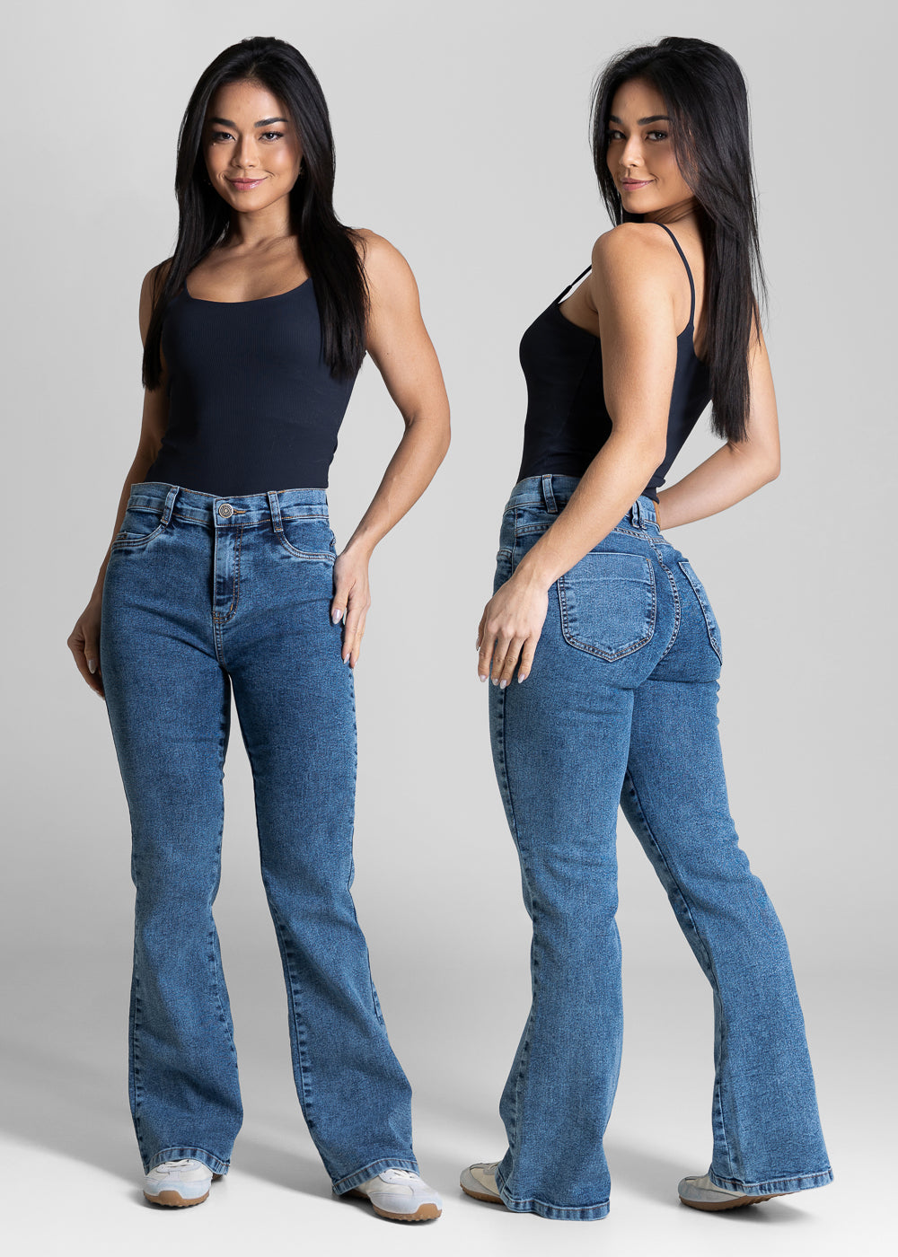 Calça Jeans Sawary Boot Cut Petit - 283366 AZUL
