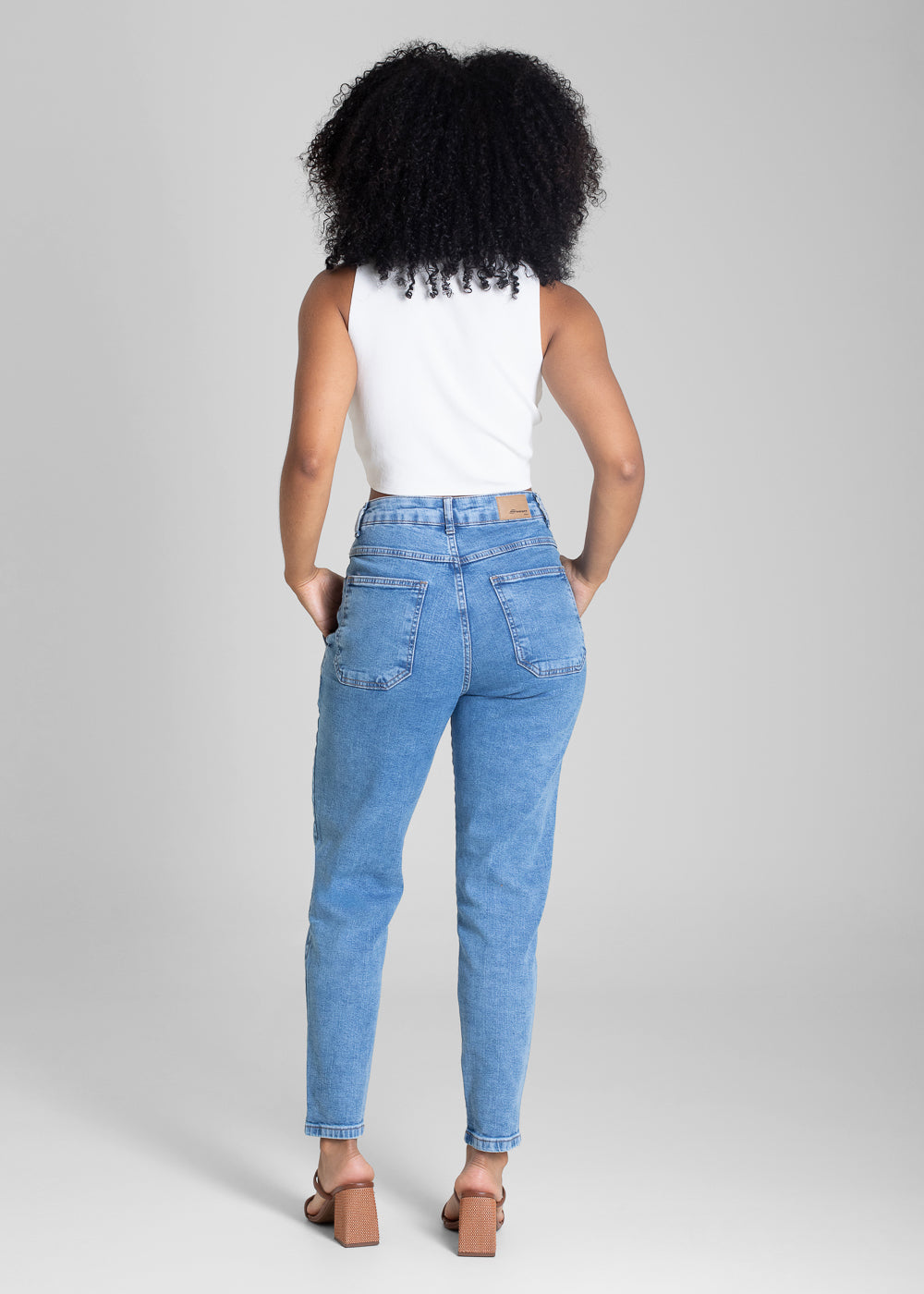Calça Jeans Sawary Mom - 283370 AZUL