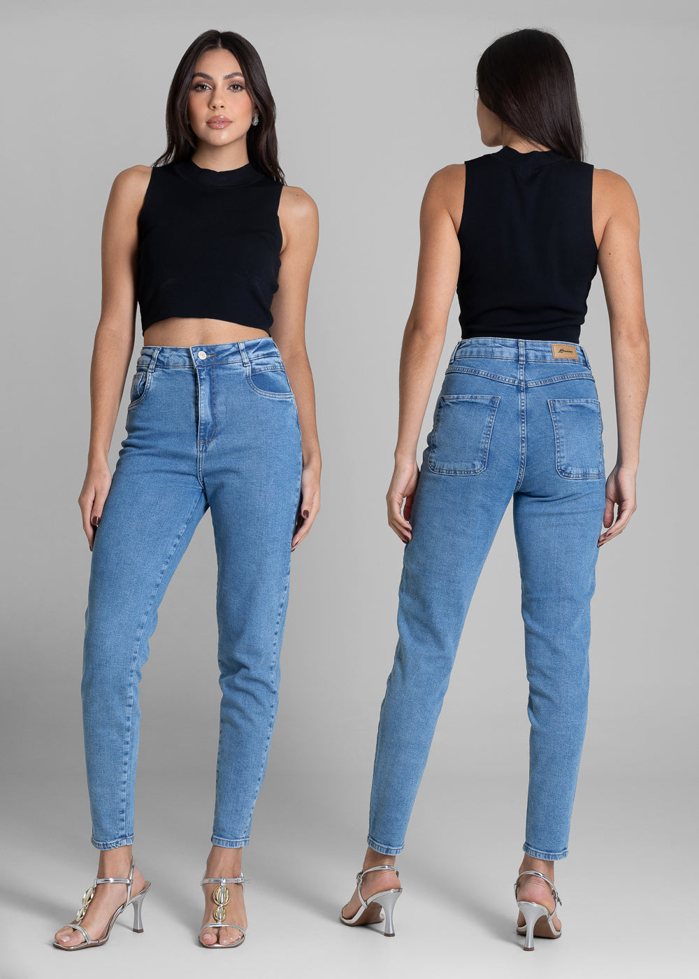 Calça Jeans Sawary Mom - 283371 AZUL