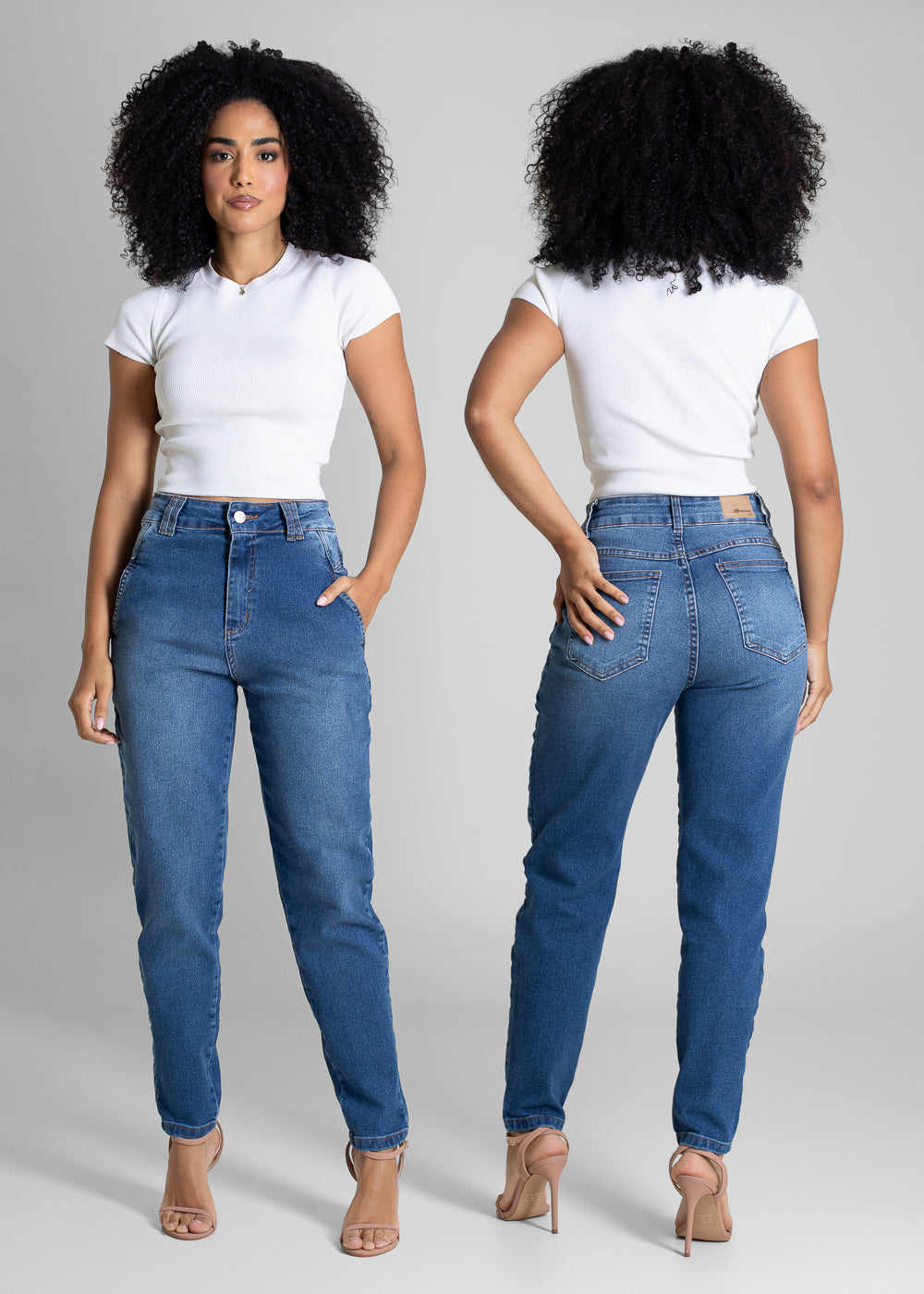 Calça Jeans Sawary Mom - 283372 AZUL