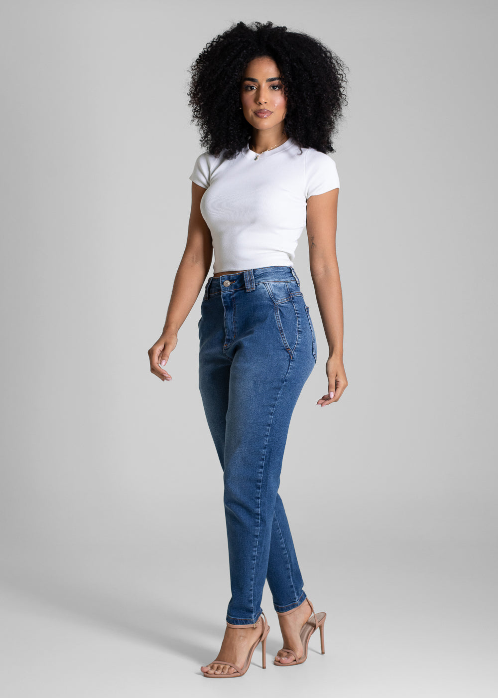 Calça Jeans Sawary Mom - 283372 AZUL