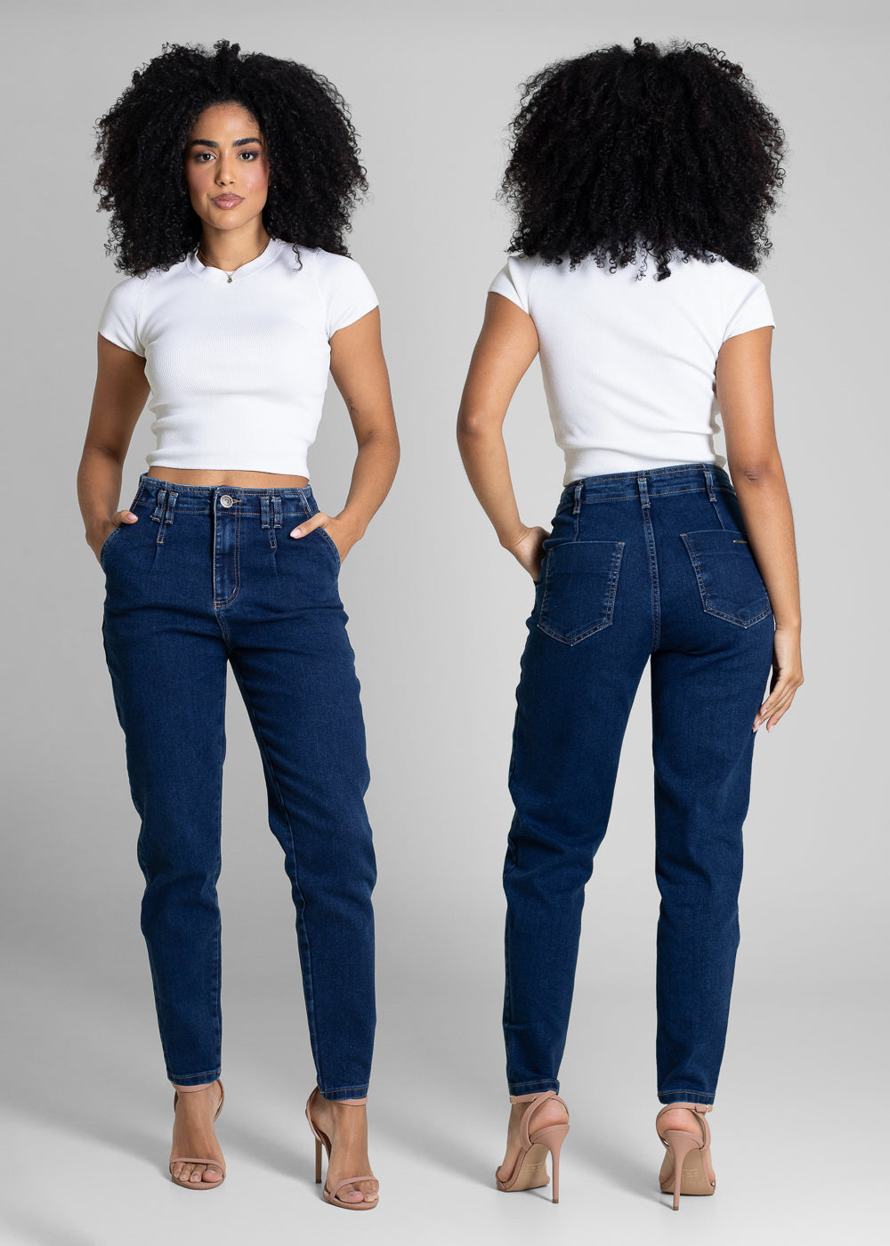 Calça Jeans Sawary Mom - 283373 AZUL