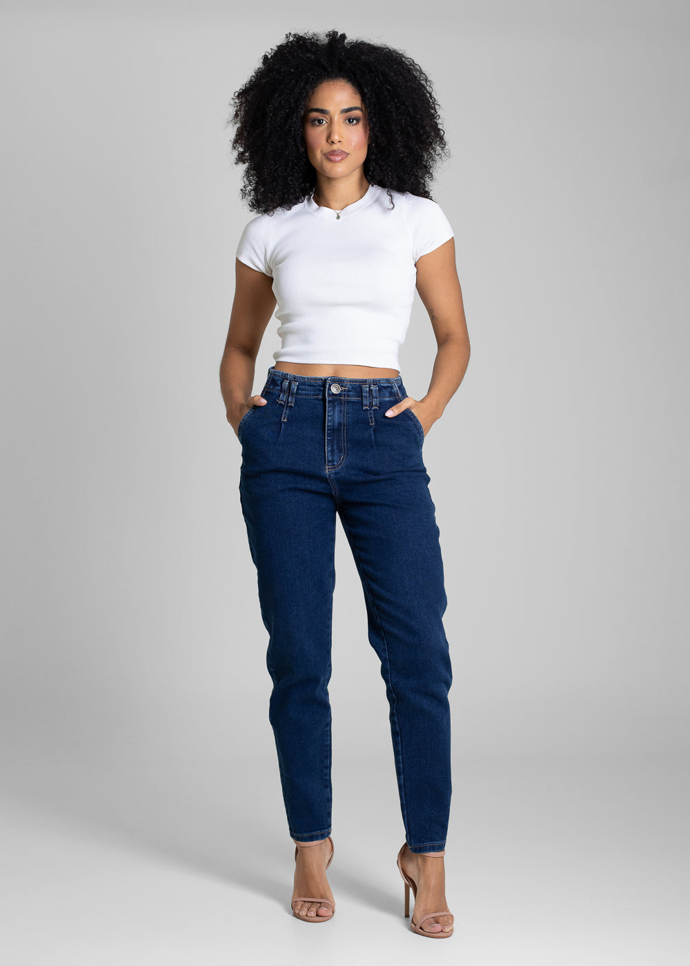 Calça Jeans Sawary Mom - 283373 AZUL