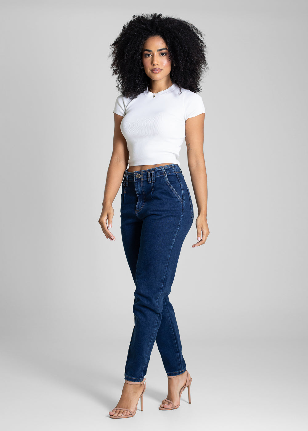 Calça Jeans Sawary Mom - 283373 AZUL