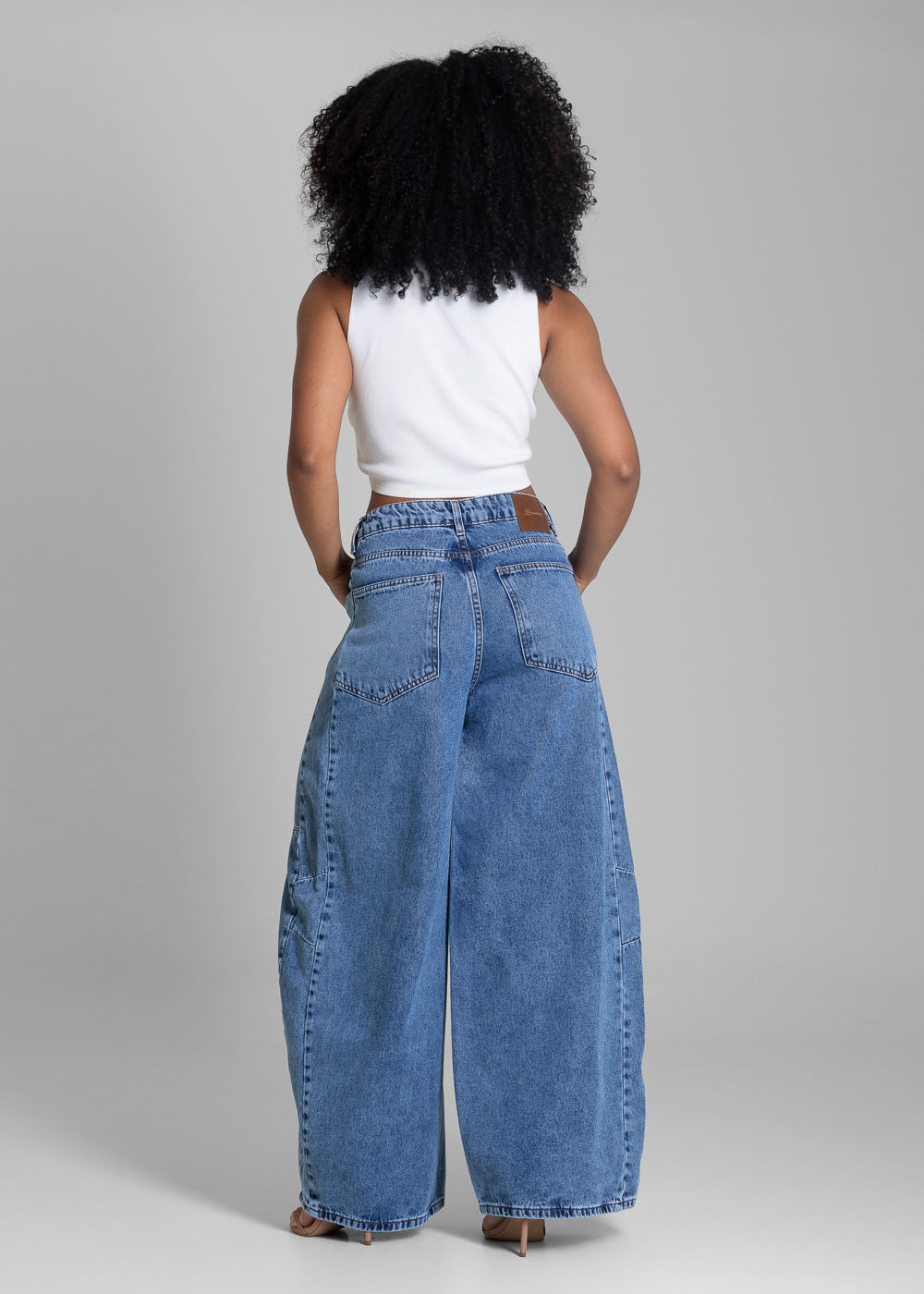 Calça Jeans Sawary Balloon - 283381 AZUL