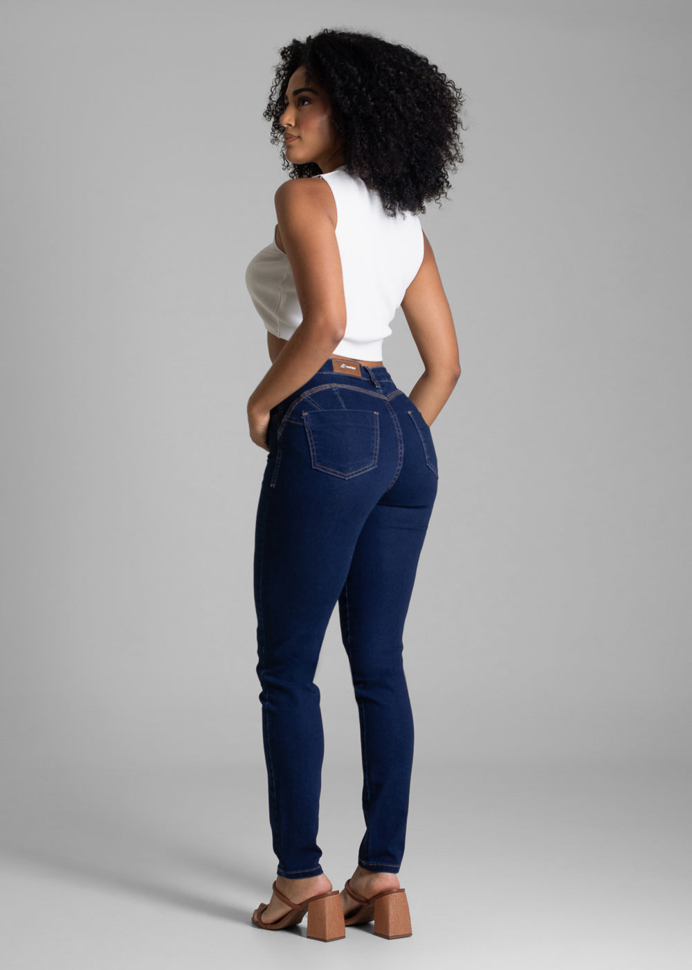 Calça Jeans Sawary Heart - 283385 AZUL