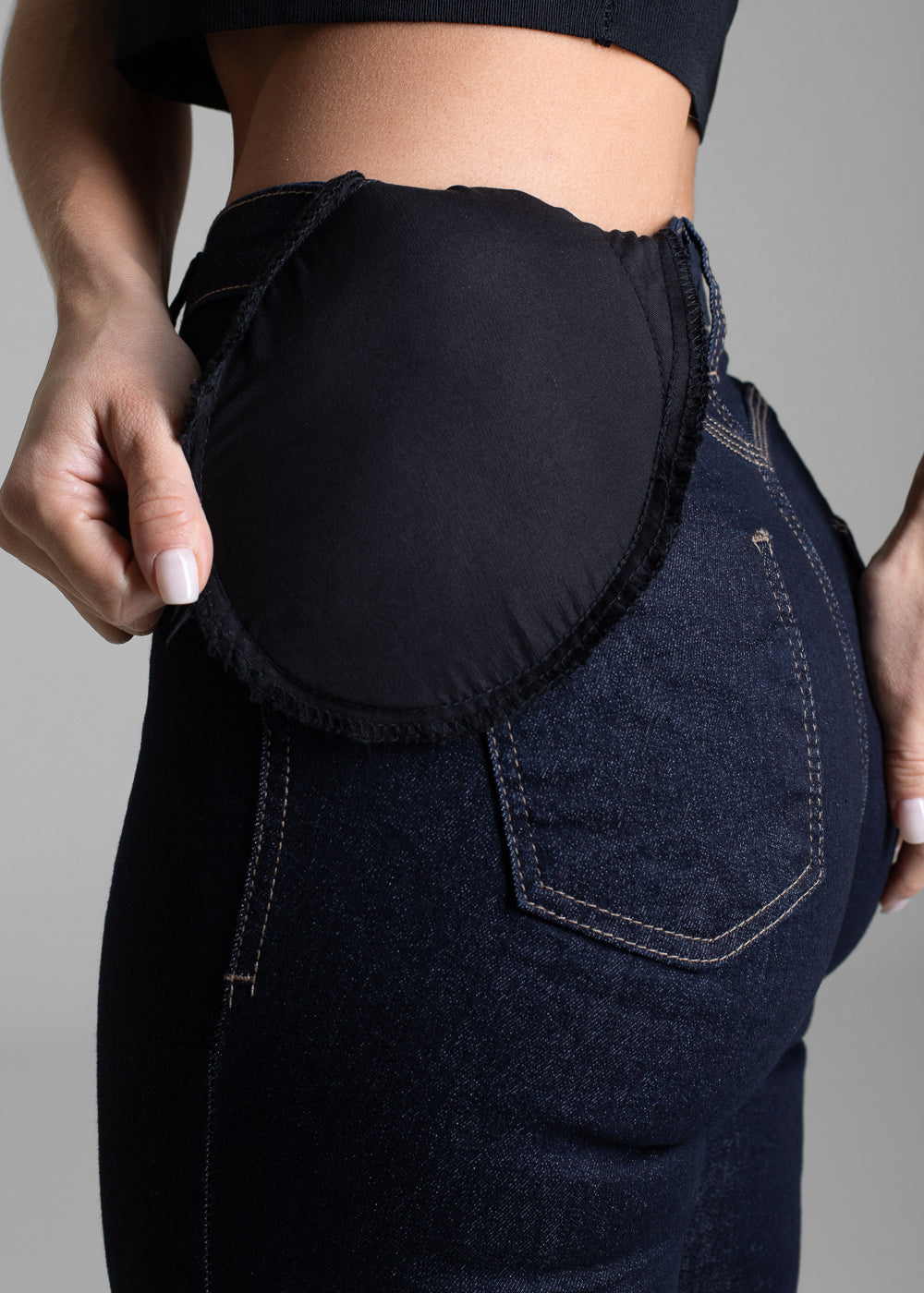 Calça Jeans Sawary Modela Bumbum - 283391 AZUL