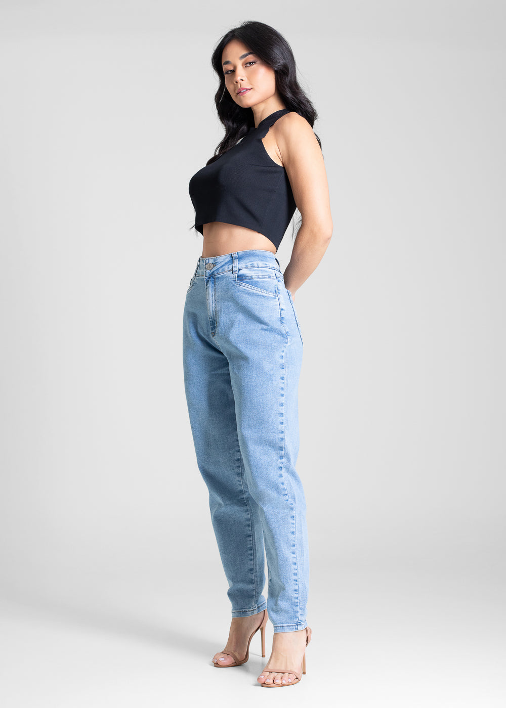 Calça Jeans Sawary Mom - 283392 AZUL