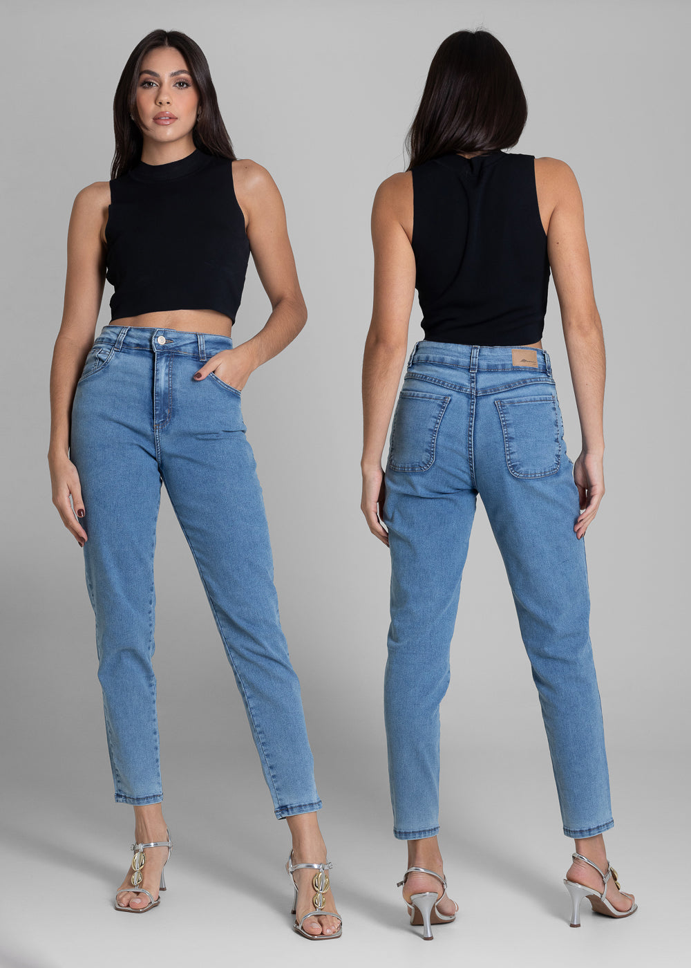 Calça Jeans Sawary Mom - 283393 AZUL