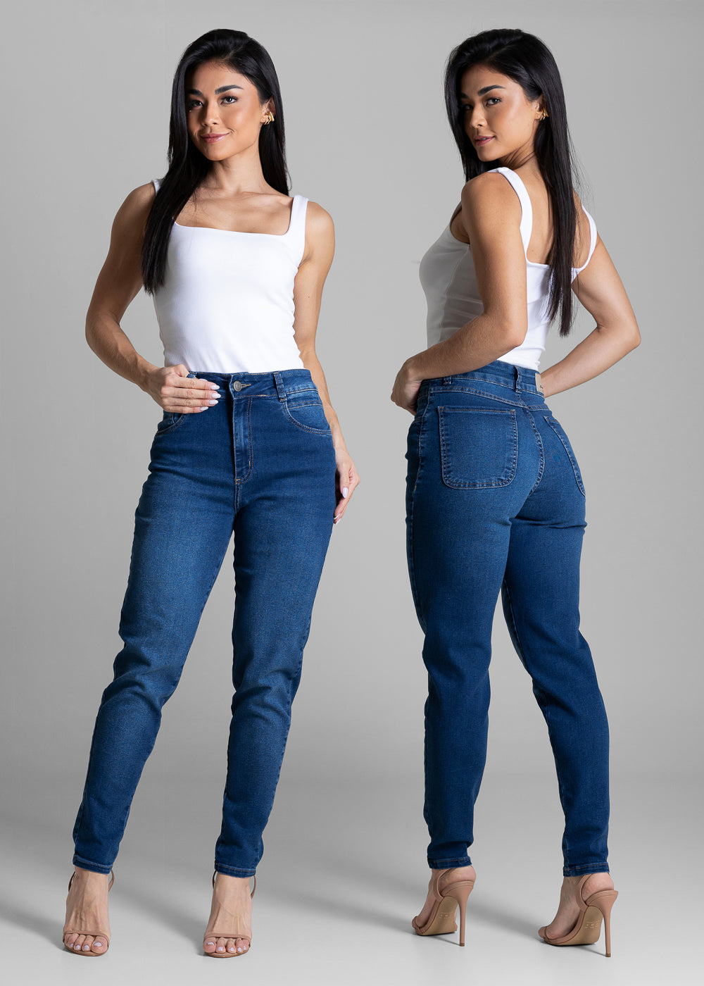 Calça Jeans Sawary Mom - 283395 AZUL