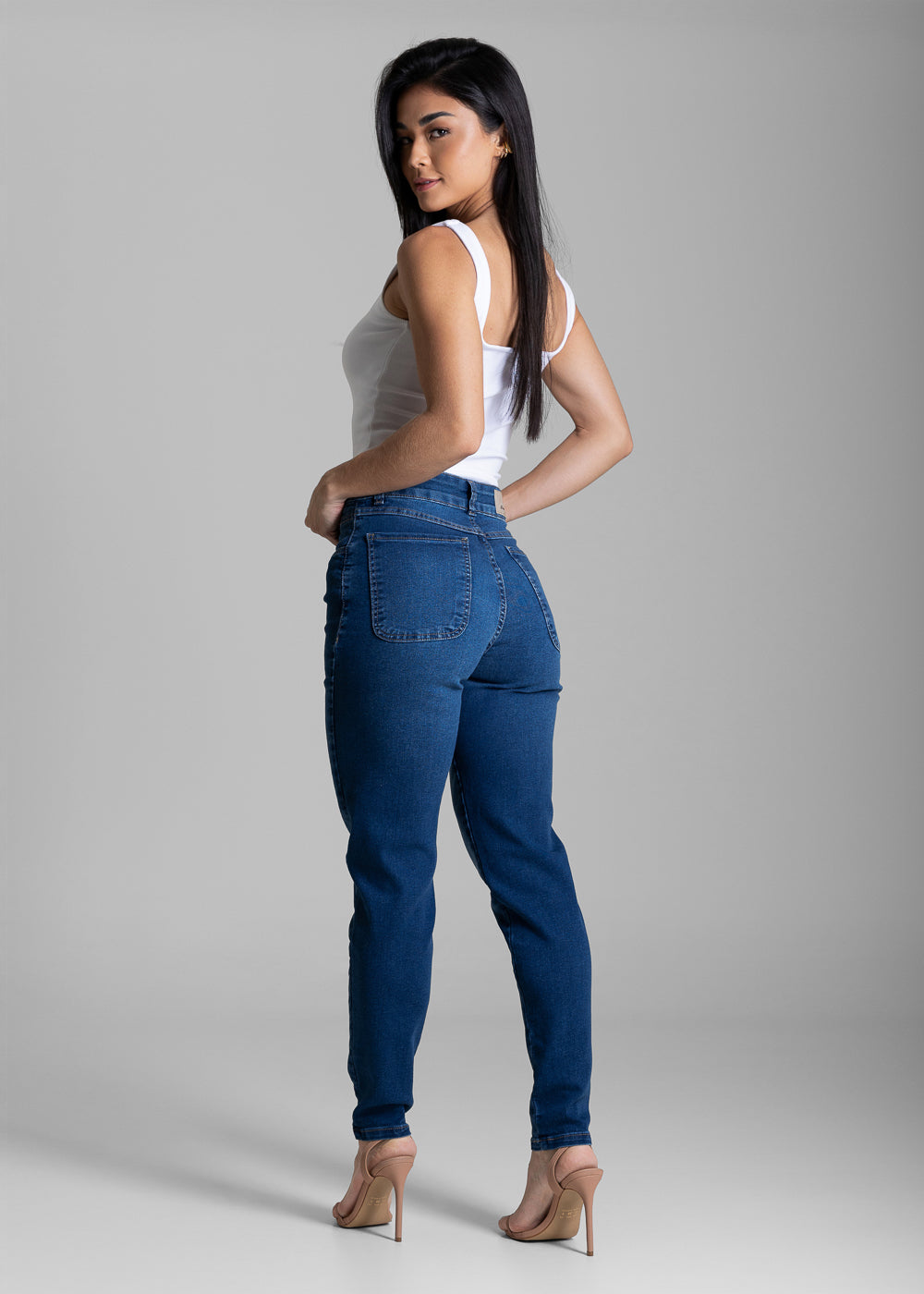 Calça Jeans Sawary Mom - 283395 AZUL