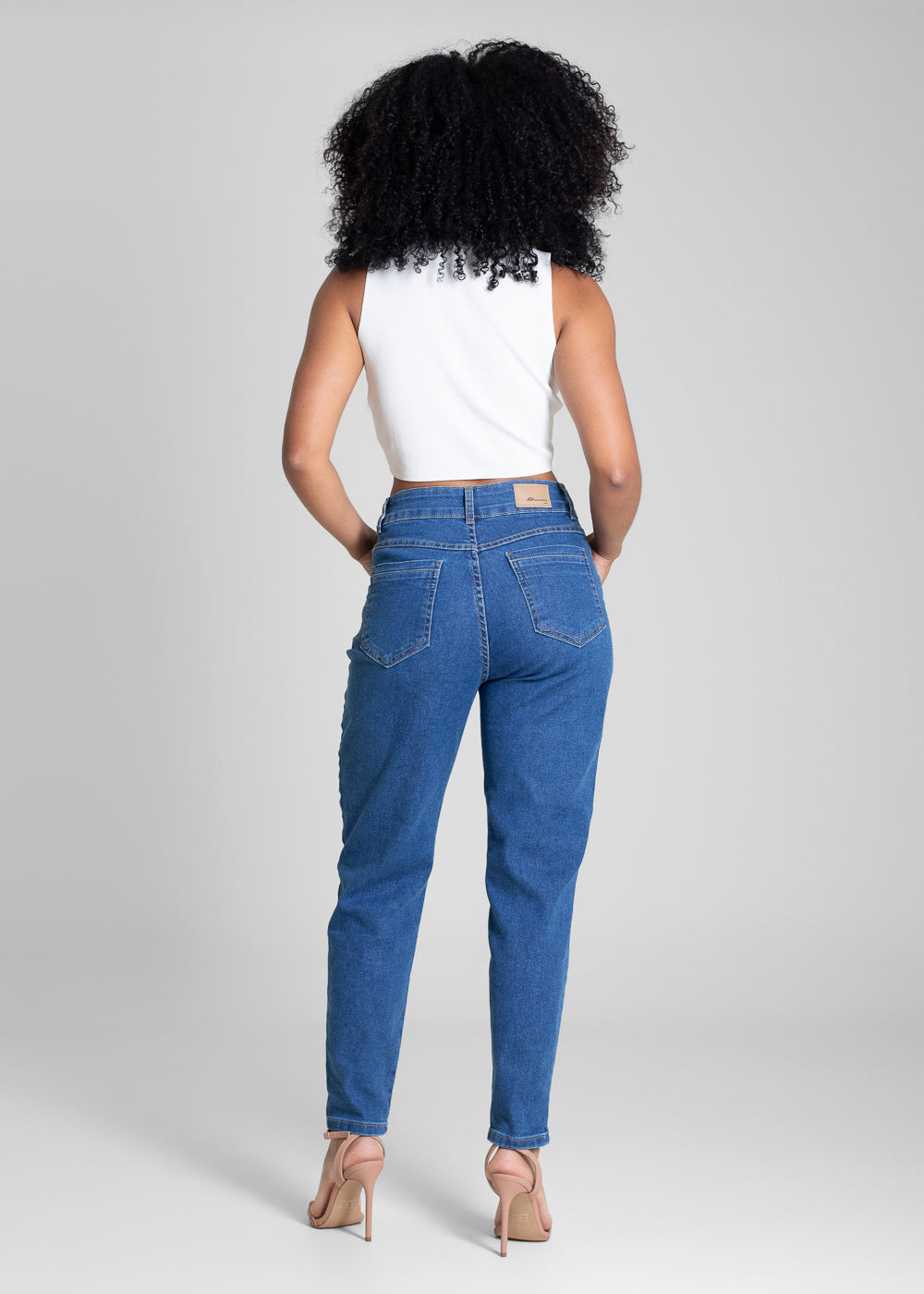Calça Jeans Sawary Mom - 283398 AZUL