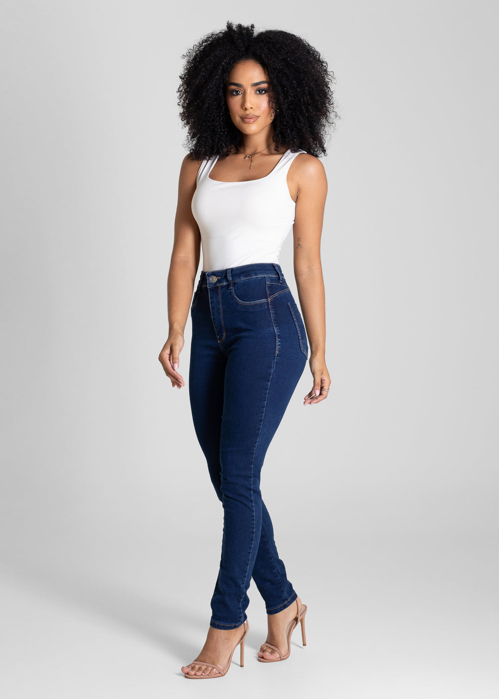 Calça Jeans Sawary Super Lipo - 283399 AZUL