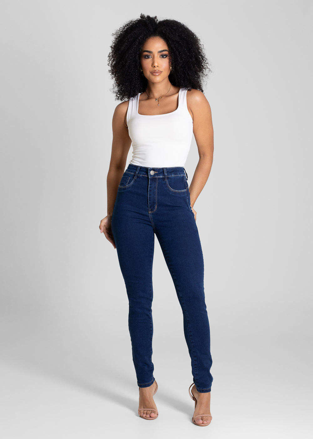 Calça Jeans Sawary Super Lipo - 283399 AZUL