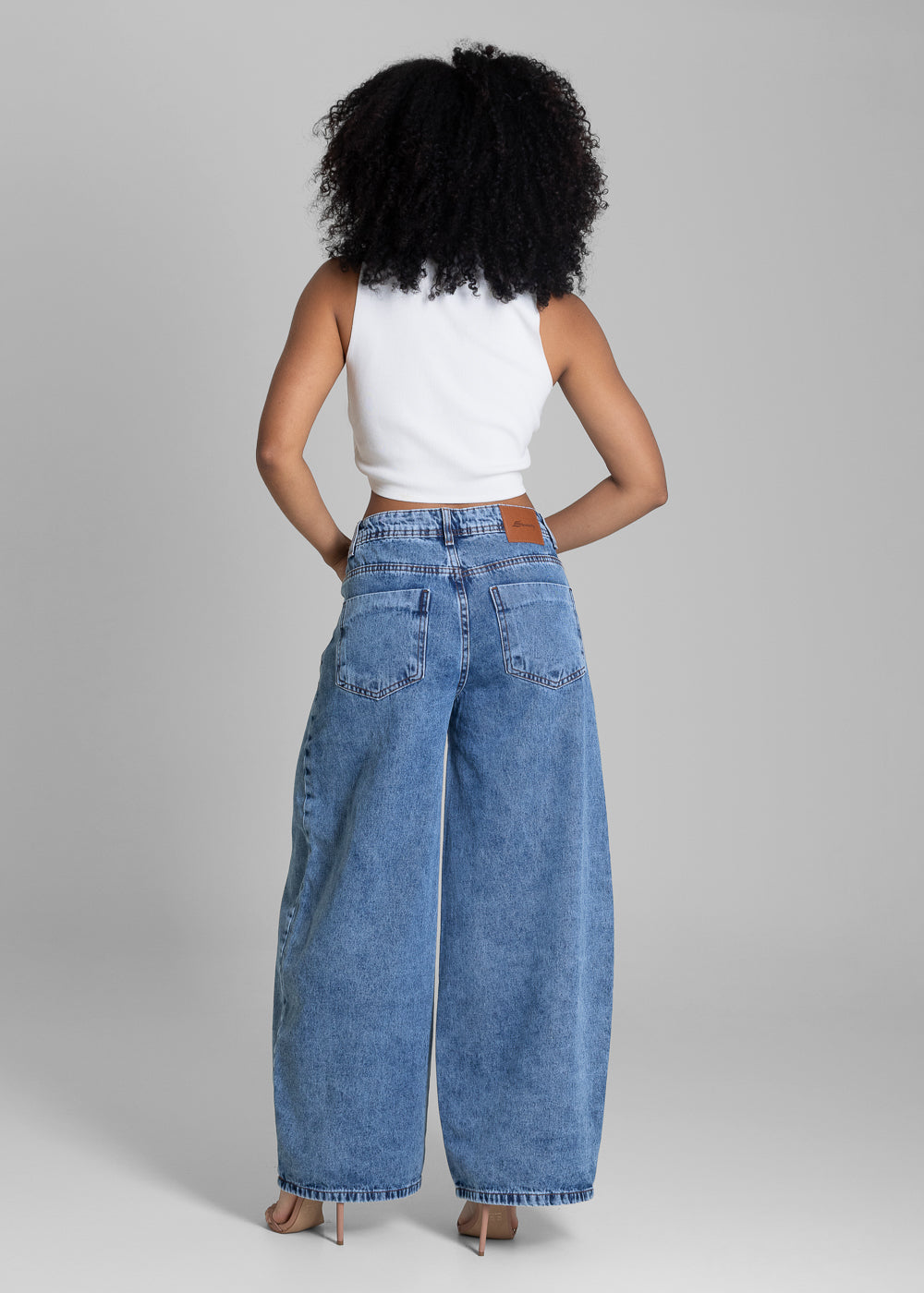 Calça Jeans Sawary Balloon - 283401 AZUL